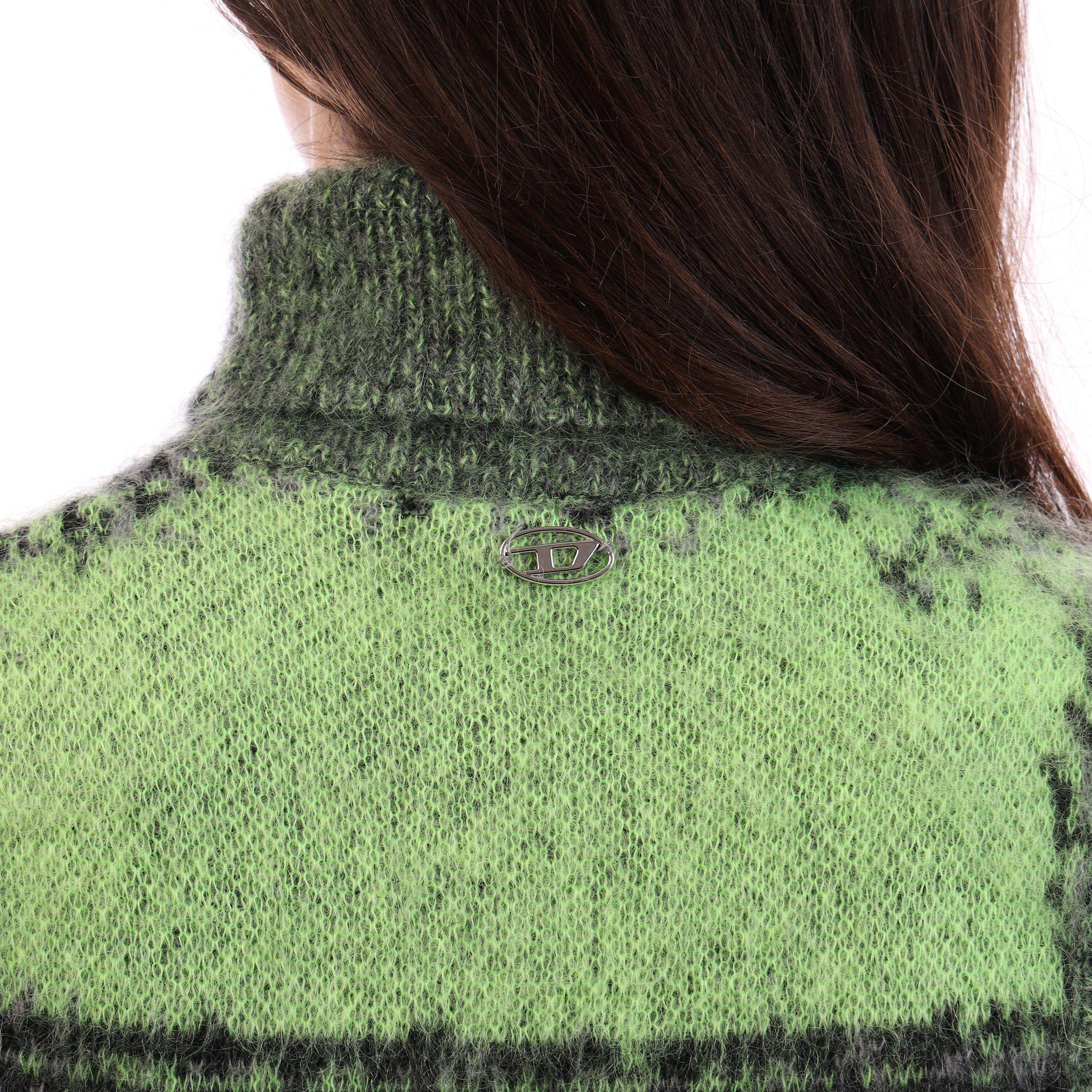 Lime Punch - Diesel - Women's Sifnos Maglia Knitted Hoodie - 5