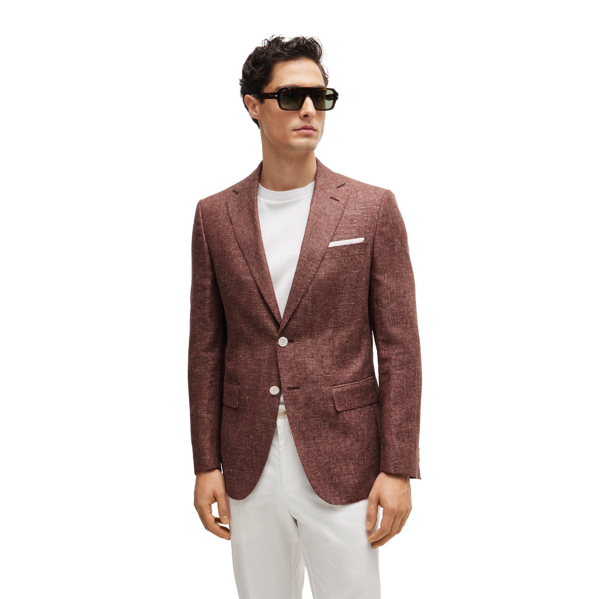 Open Brown - Boss - Men's H Hutson Formal Jacket - 1