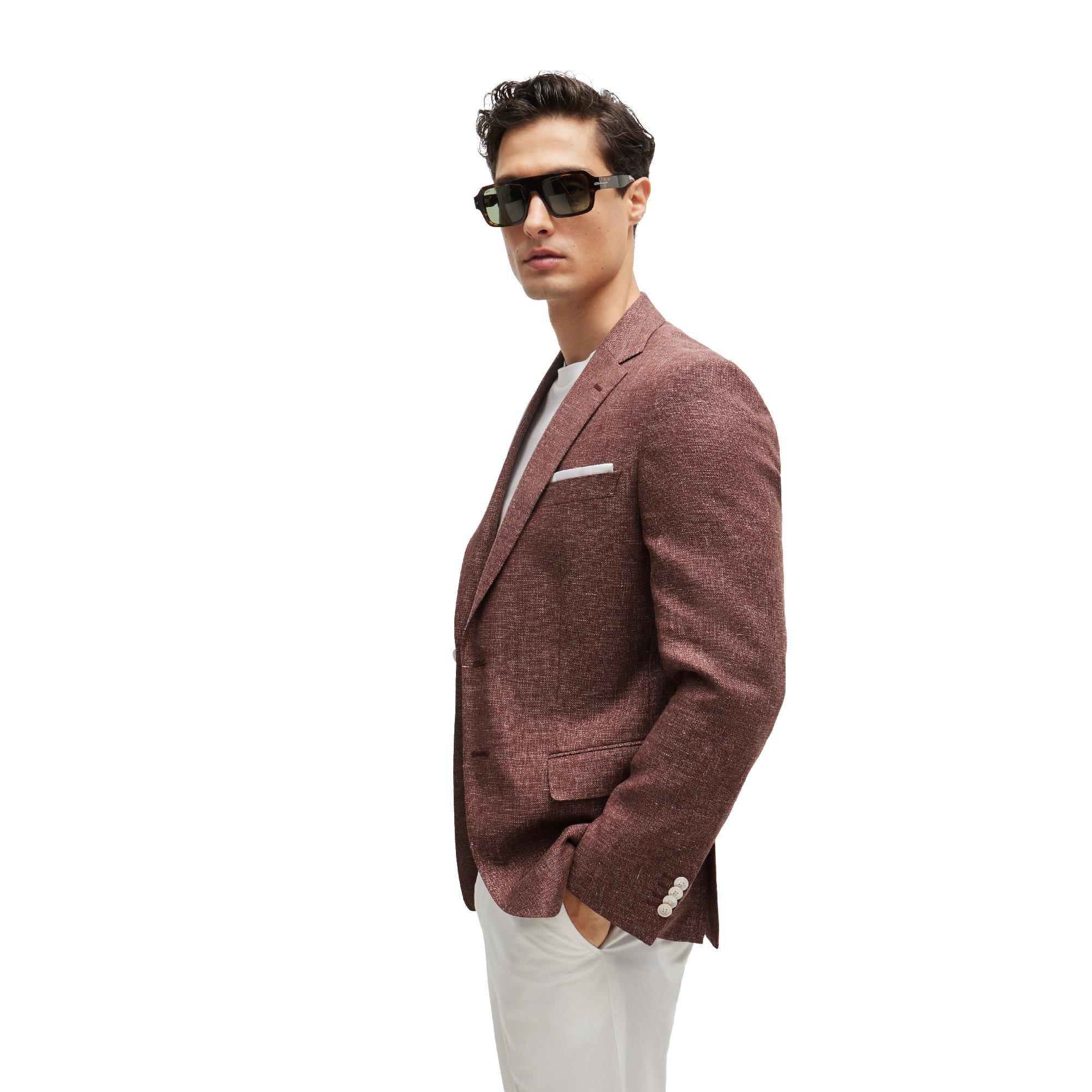 Open Brown - Boss - H-Hutson-233 10240647 01 Mens - 4