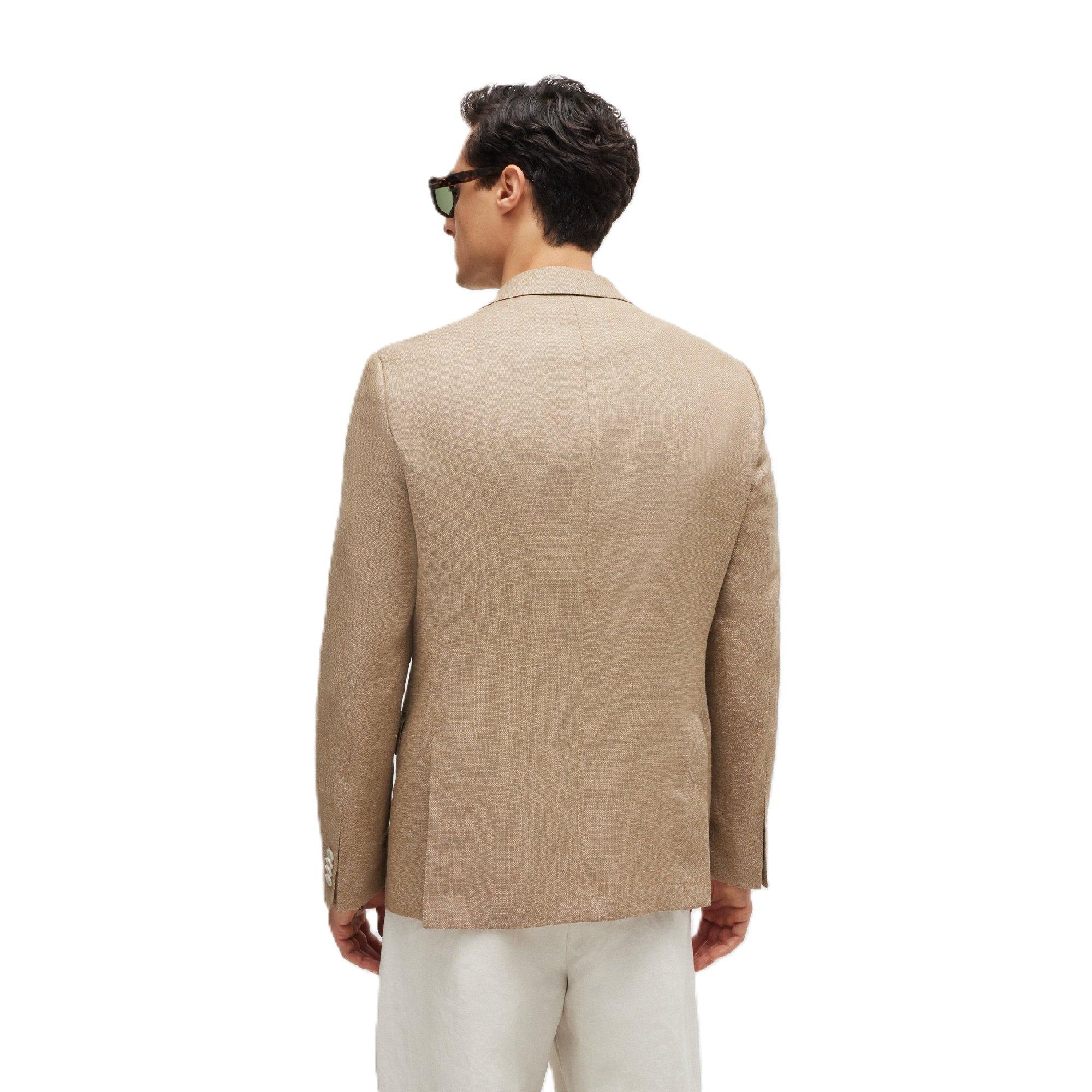 Medium Beige - Boss - Men's H Hutson Formal Jacket - 2
