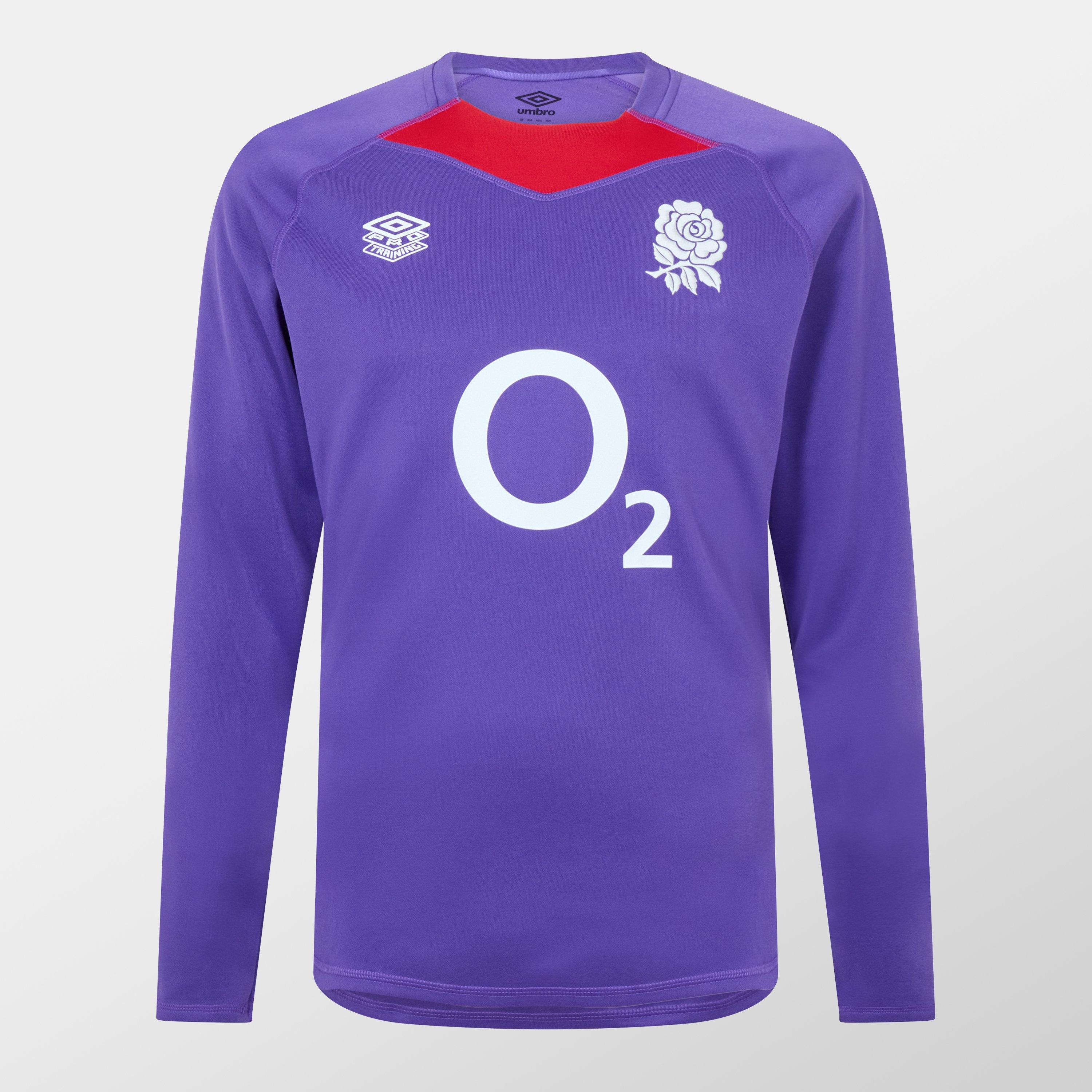 Ljubičasto/Crveno - Umbro - England Rugby 2024 Contact Drill Top Mens - 1