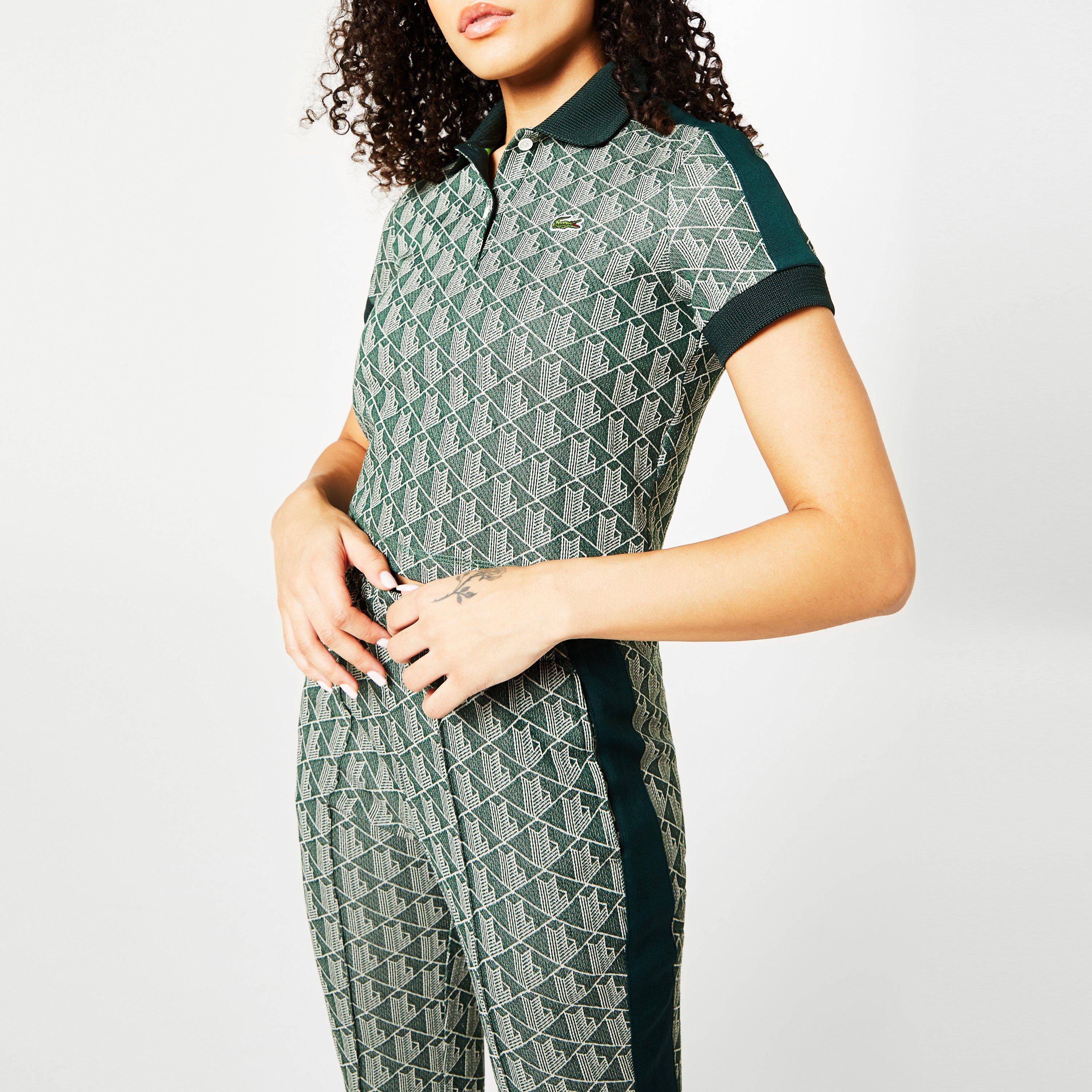 Verde 7M4 - Lacoste - Monogram Polo Shirt - 4