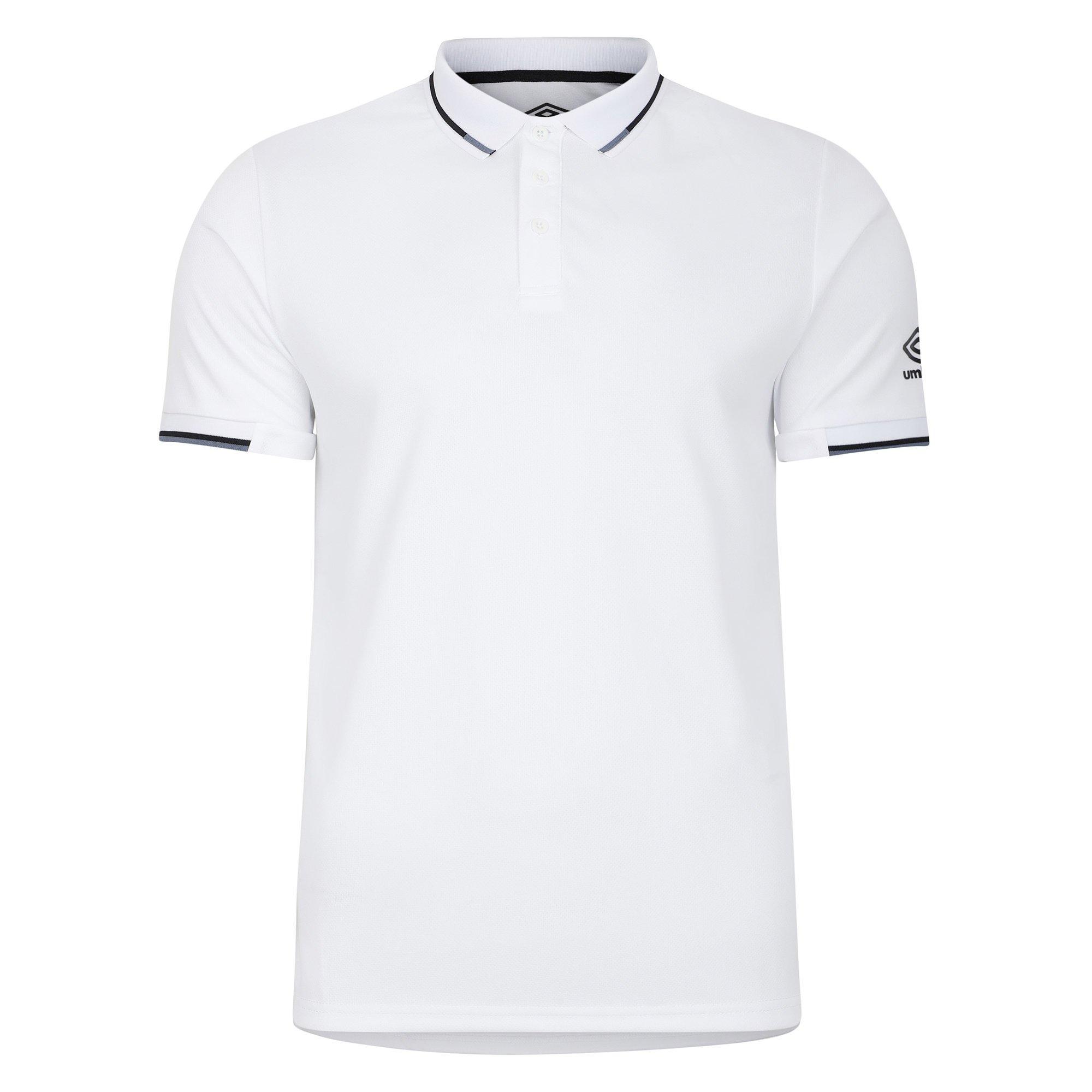 White - Umbro - Men's Rugby Polo Shirt - 1