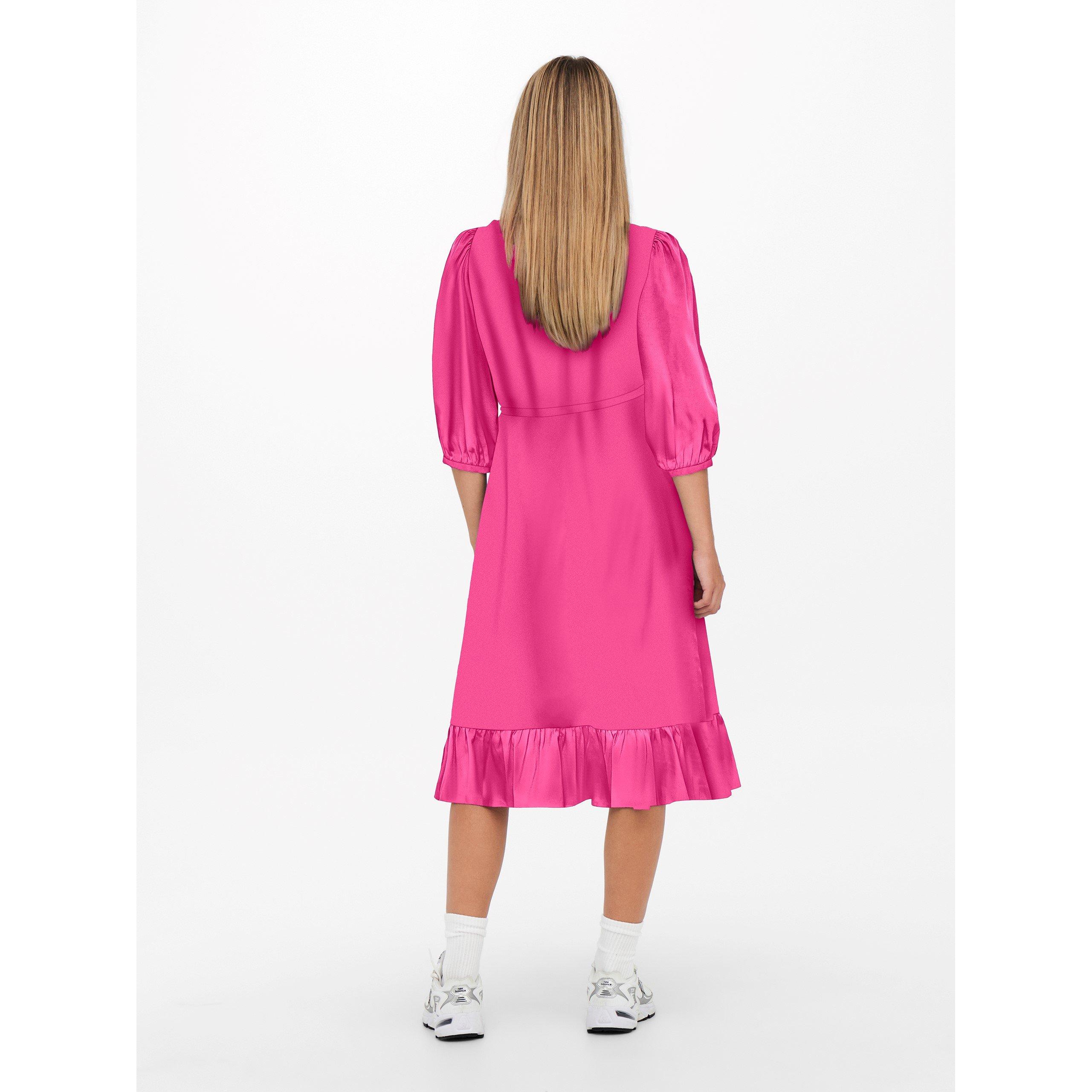 Fuchsia Purple - Only - Women's Olivia Wrap Dress - 2