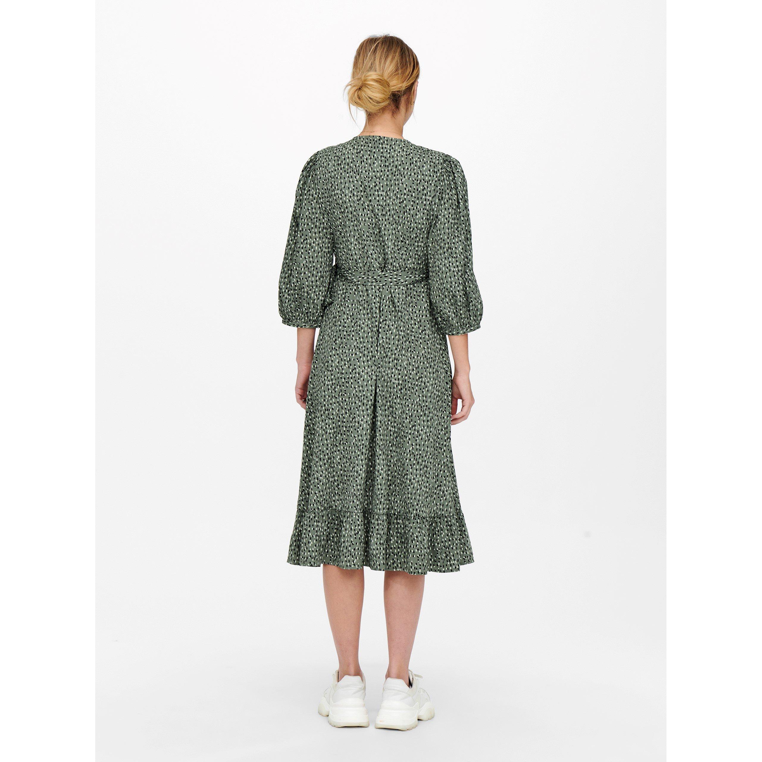 Balsam Green - Only - Olivia Wrap Dress - 3