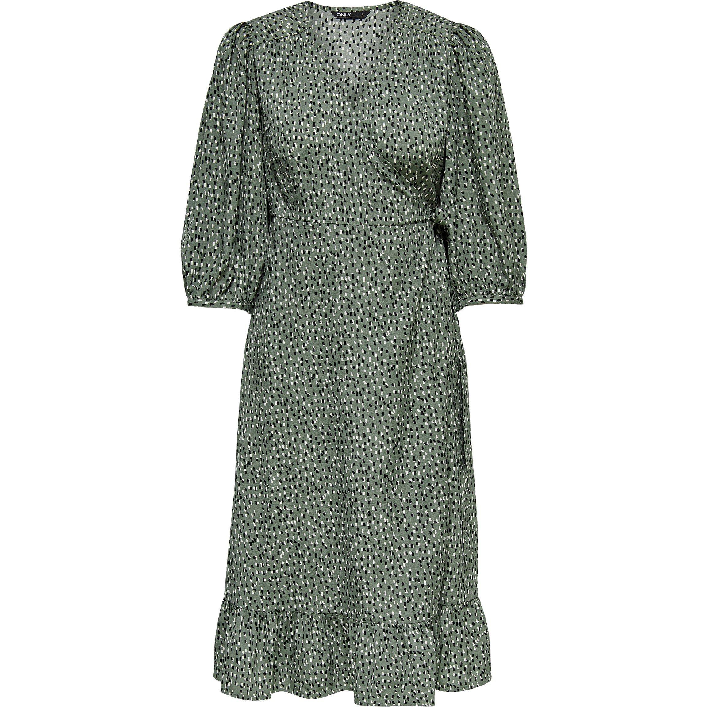 Balsam Green - Only - Olivia Wrap Dress - 6