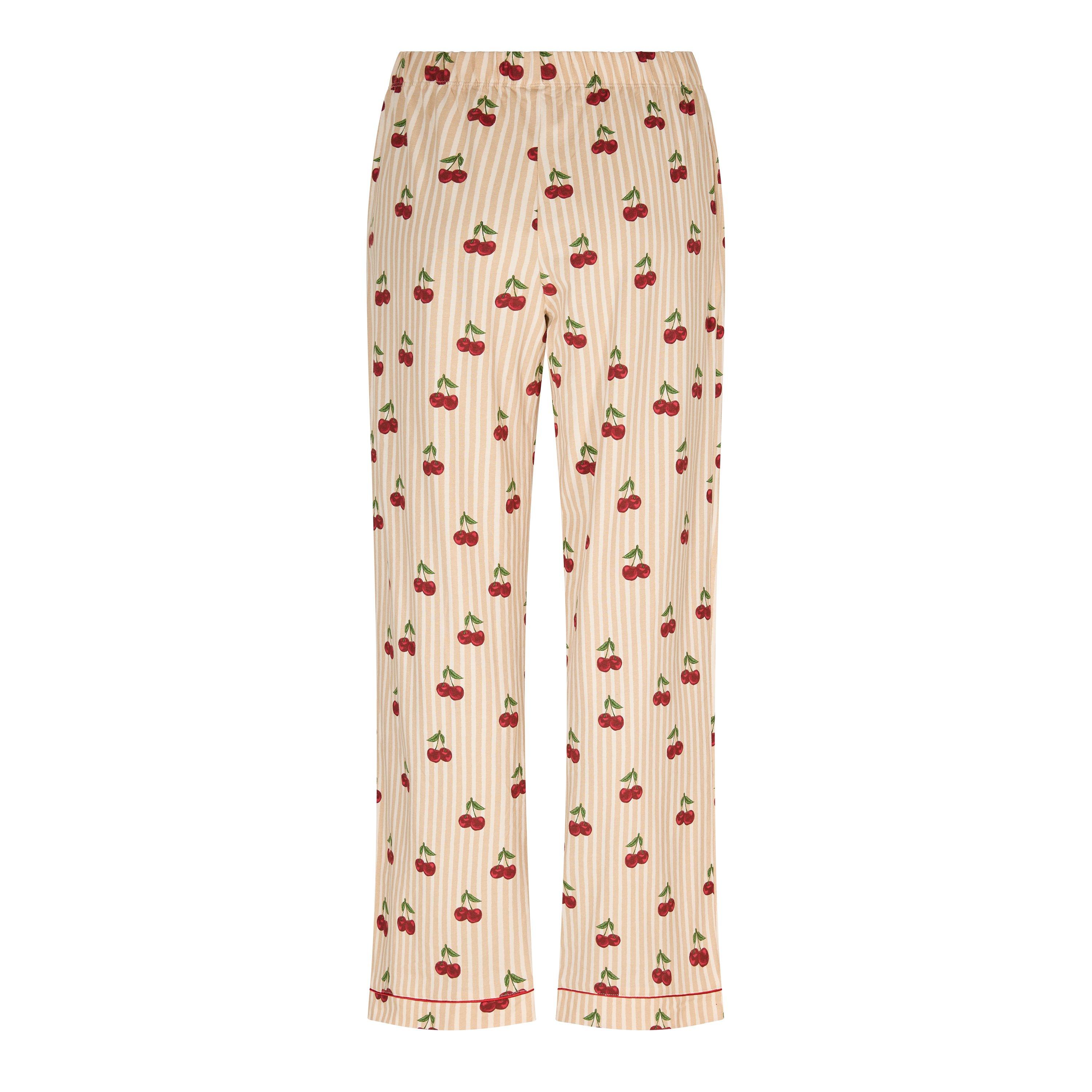 Cherry Stripes - Chelsea Peers - Women's Cotton Long Sleeve Pyjama Set - 5