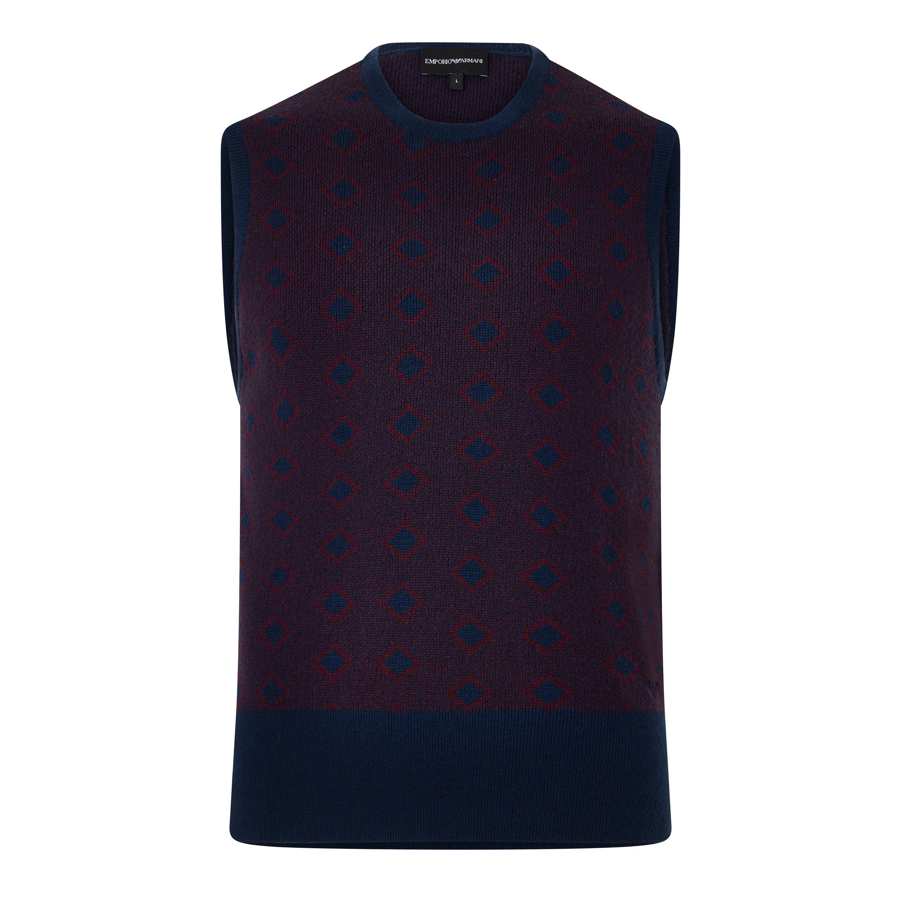 Burgundy - Emporio Armani - Emporio Armani Pullover - 1