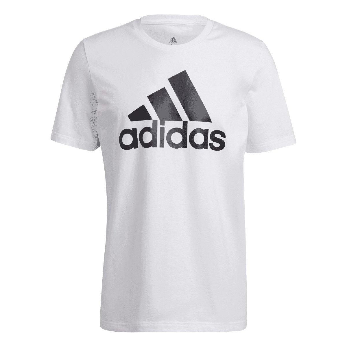 White - adidas - Essentials Big Logo T-Shirt - 1