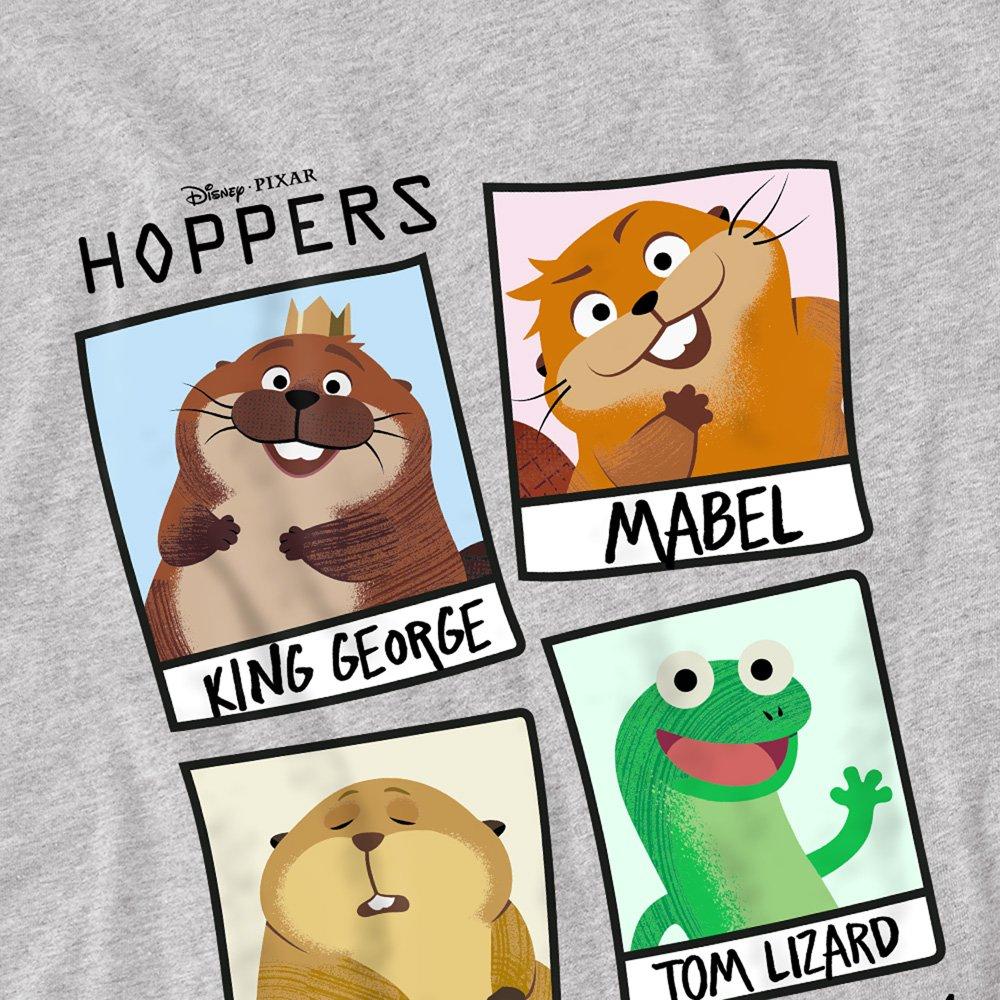Light Grey - Disney - Hoppers Pond Crew Photos Kids T Shirt Athletic He - 2