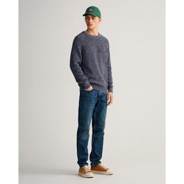 Gant Twisted Cotton Crew Neck Sweater