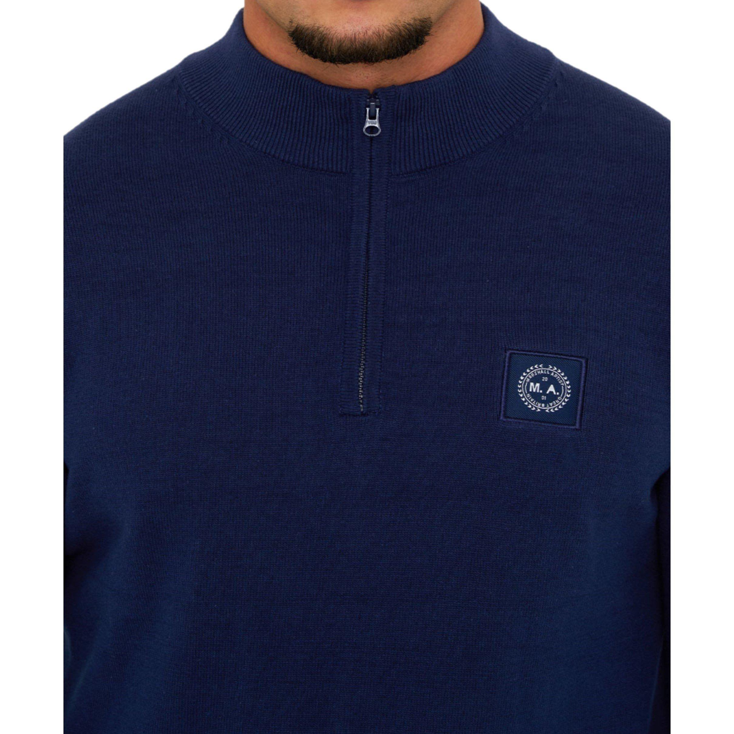 Blauw - Marshall Artist - Siren Zipped Knitted Hoodie - 3