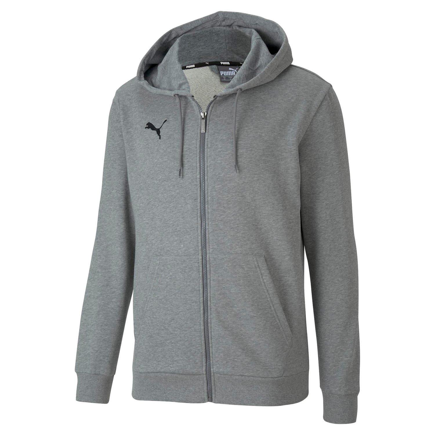 Grey - Puma - TeamGOAL 23 Casuals Hooded Jacket - 1