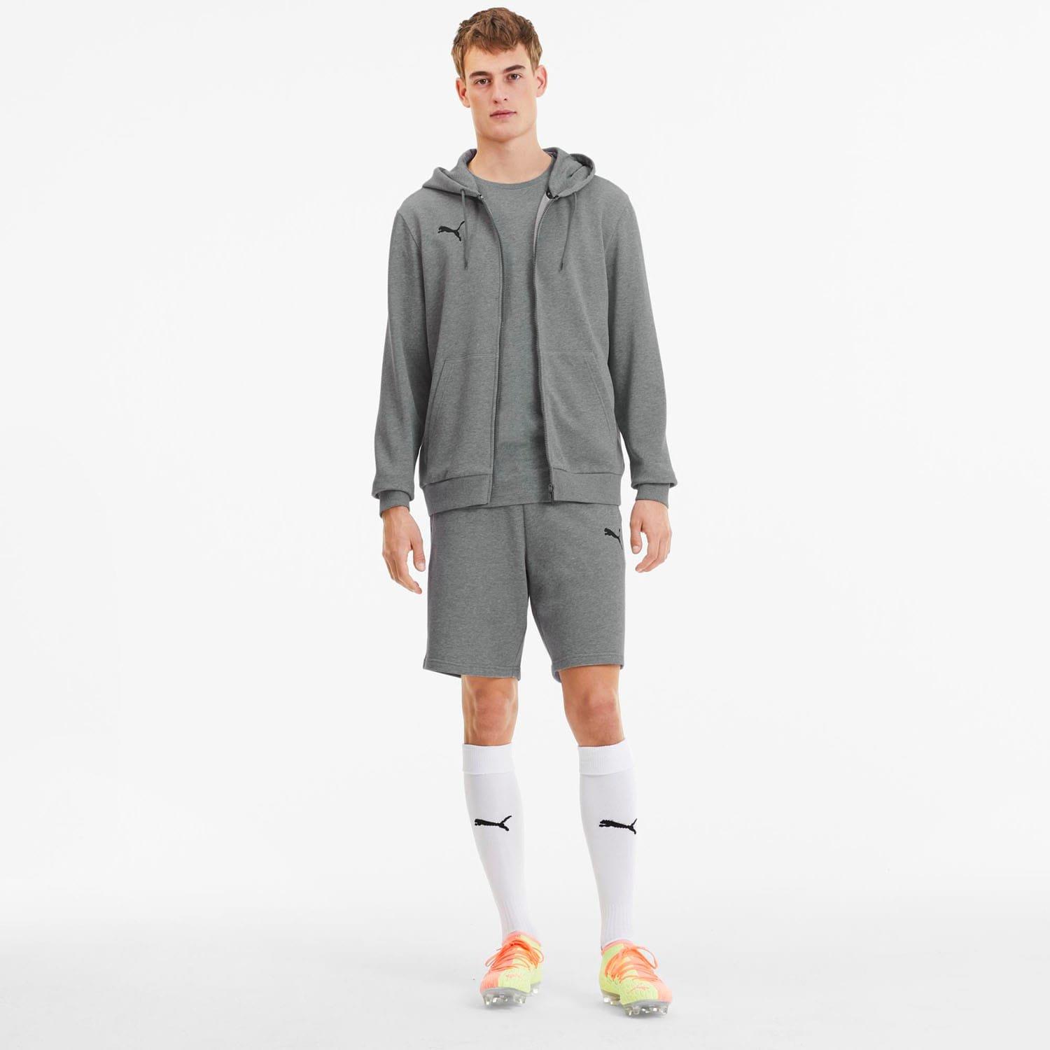 Grey - Puma - TeamGOAL 23 Casuals Hooded Jacket - 5