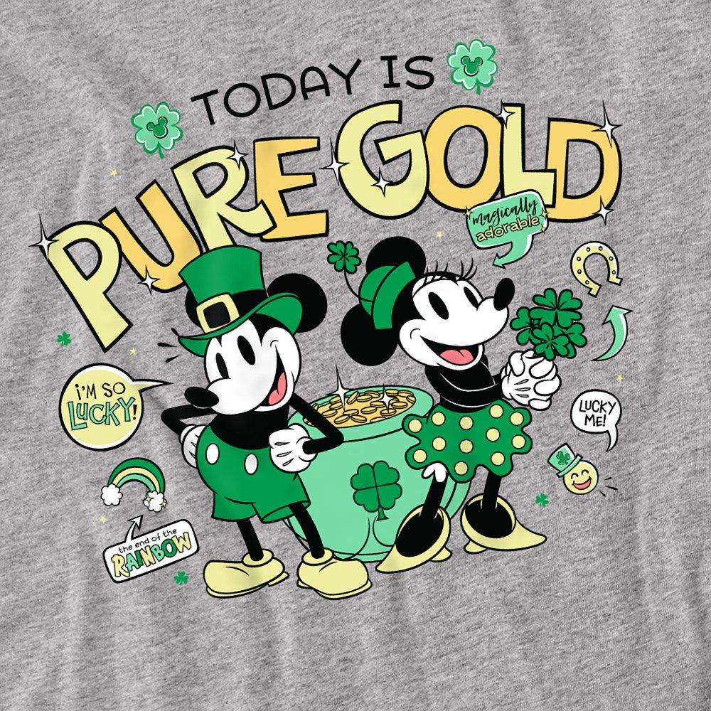 Light Grey - Disney - Mickey Mouse Friends St Patricks Day Mickey Minni - 2