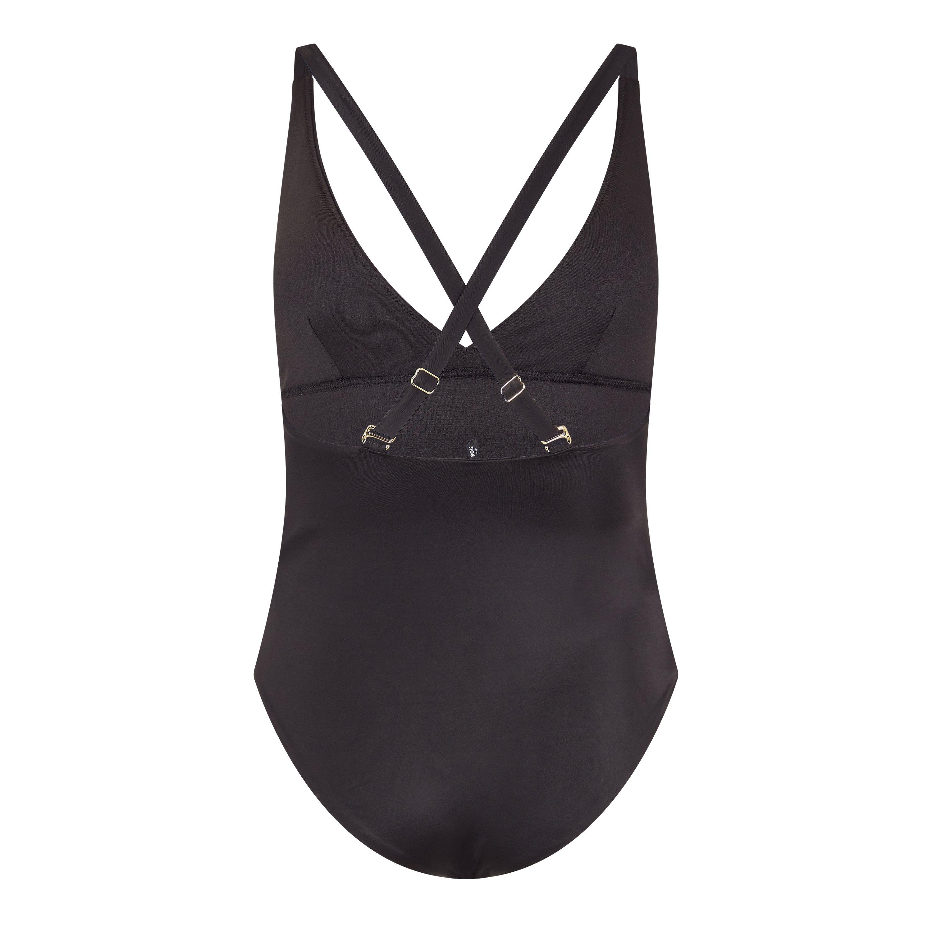 Black - Boss - Boss Iconic Swimsuit 10269296 01 Swim Short Womens - 2