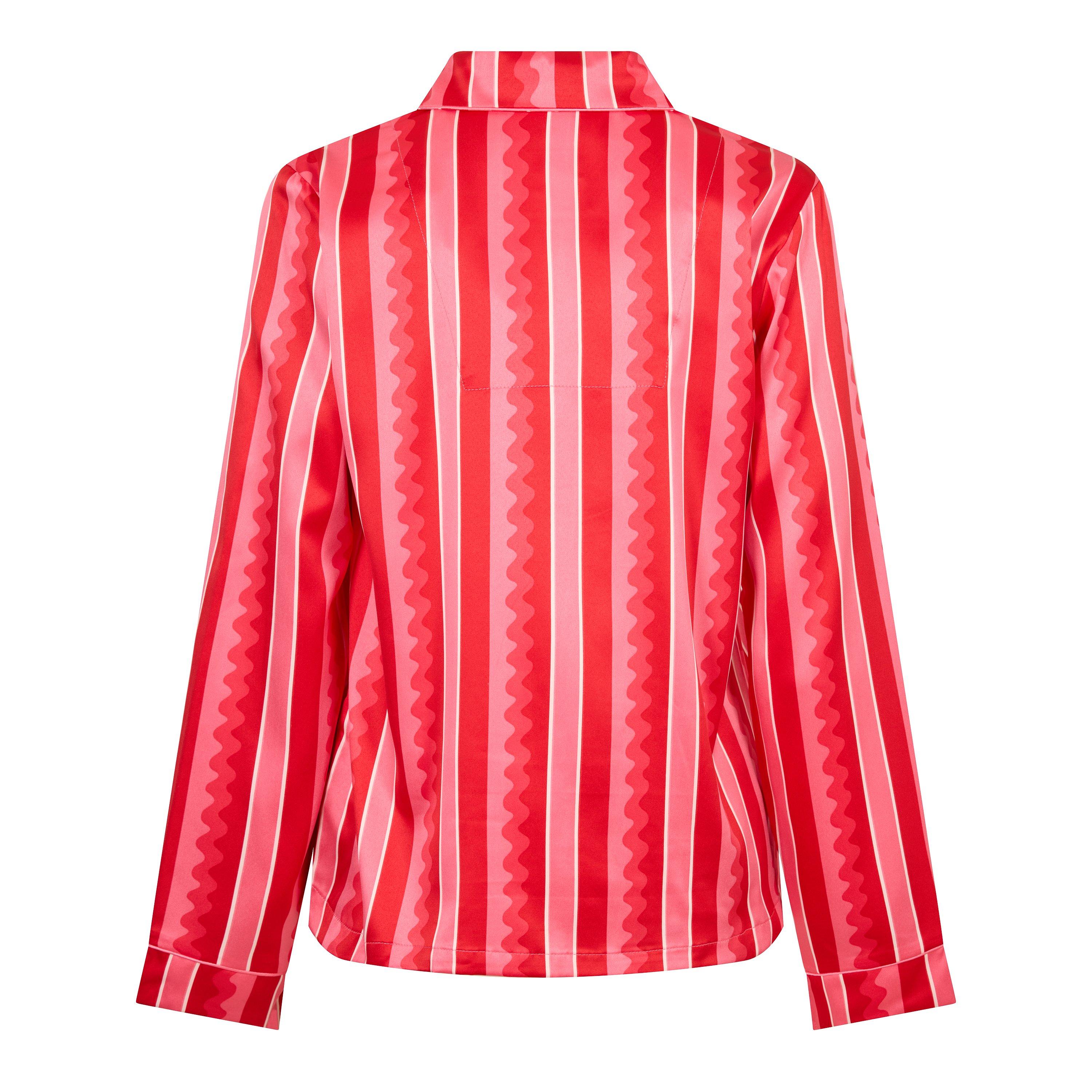 Roze Wiggle - Chelsea Peers - Women's Satin Long Sleeve Pyjama Sets - 6