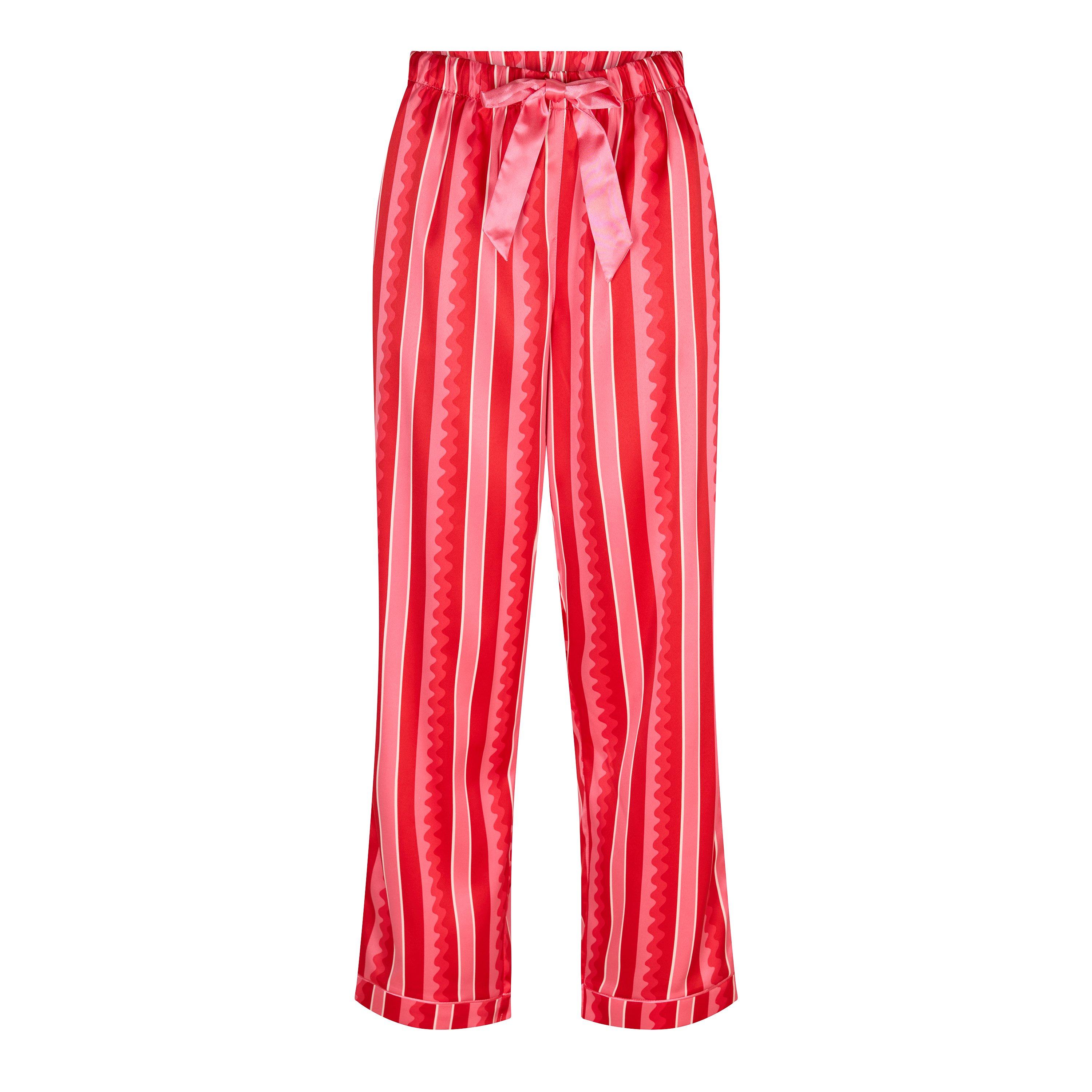 Roze Wiggle - Chelsea Peers - Women's Satin Long Sleeve Pyjama Sets - 4