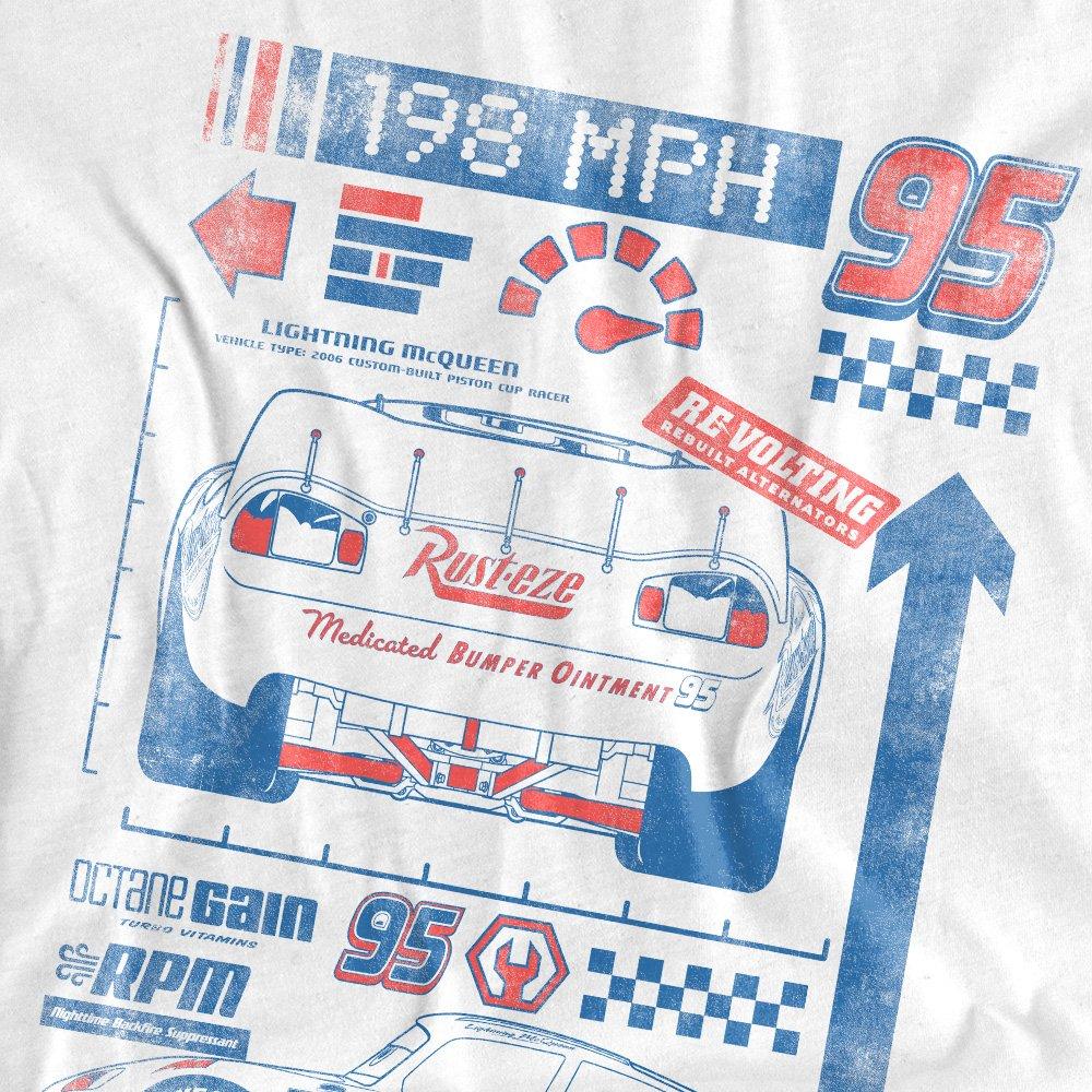 White - Disney - Cars Lightning McQueen 198 Long Sleeve T-Shirt Wh - 2