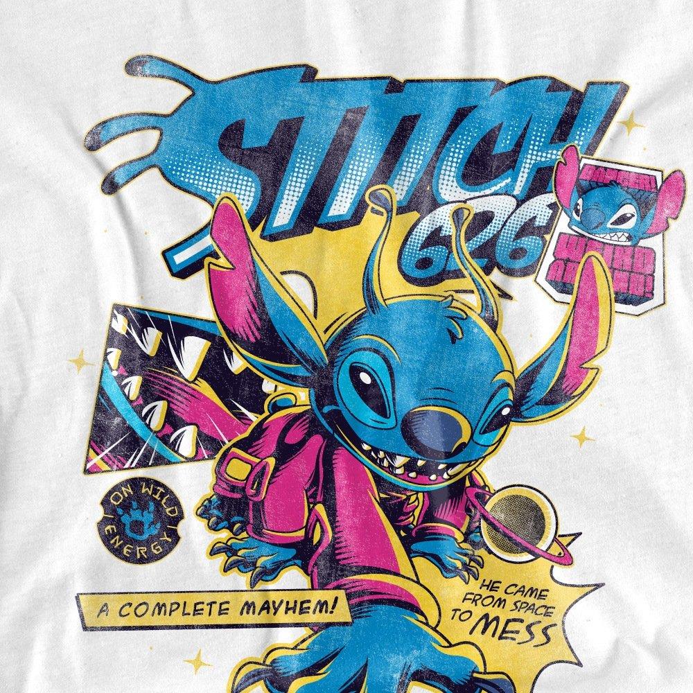White - Disney - Lilo And Stitch 626 Comic T-Shirt White - 2