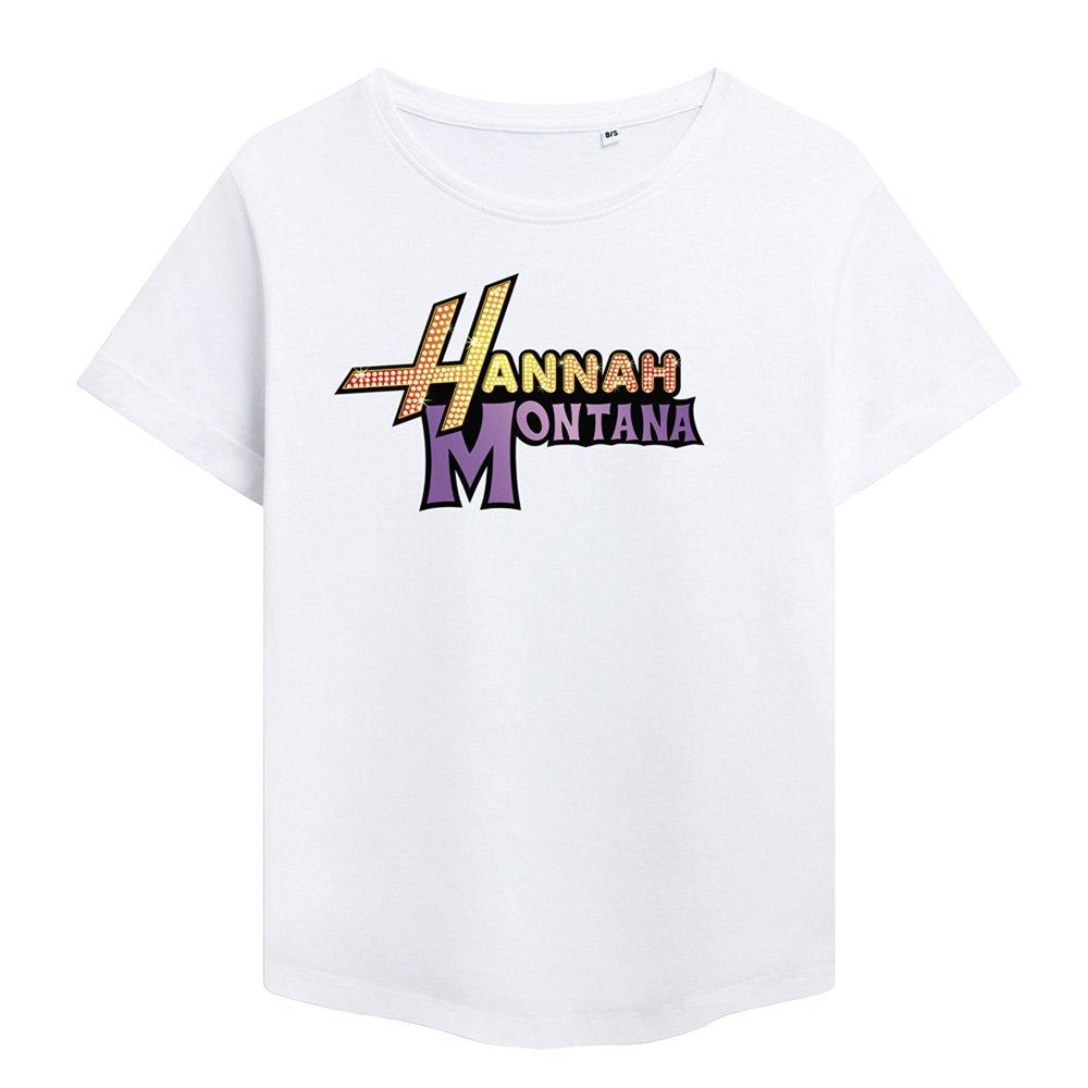 White - Disney - Camp Rock Hannah Montana Logo Fashion T Shirt Whi - 1