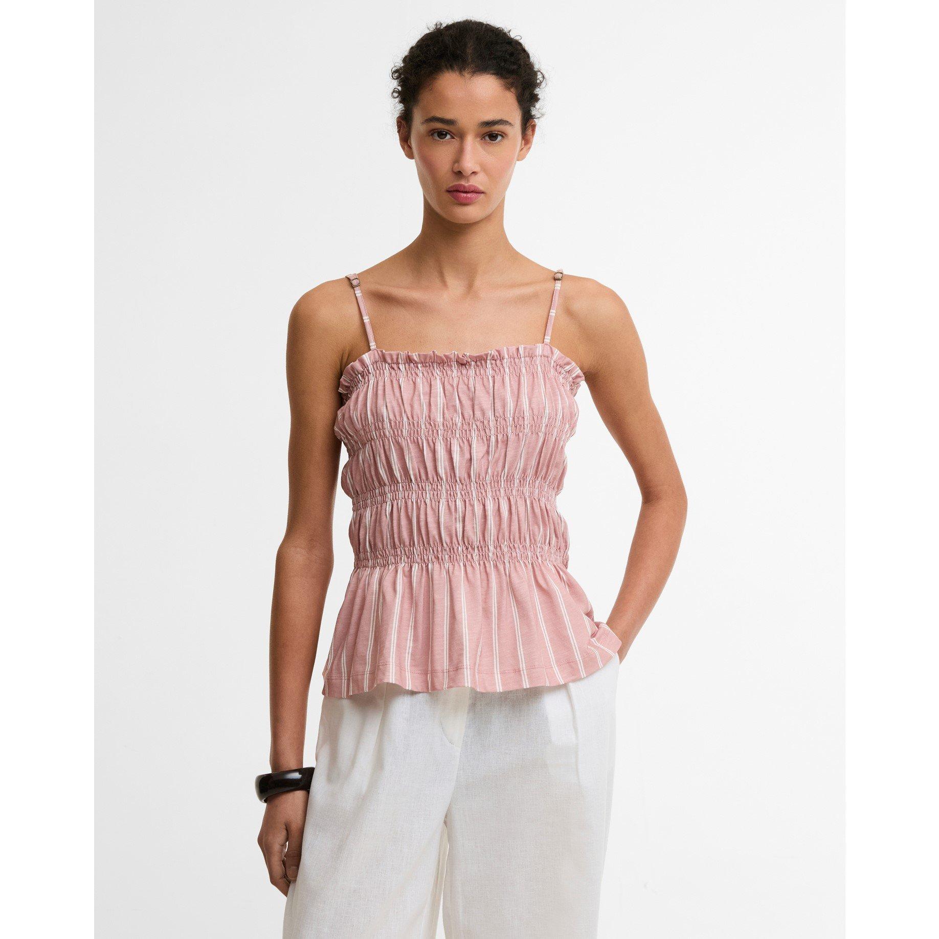 Gardenia Stripe - Barbour - Women's Peplum Top - 2