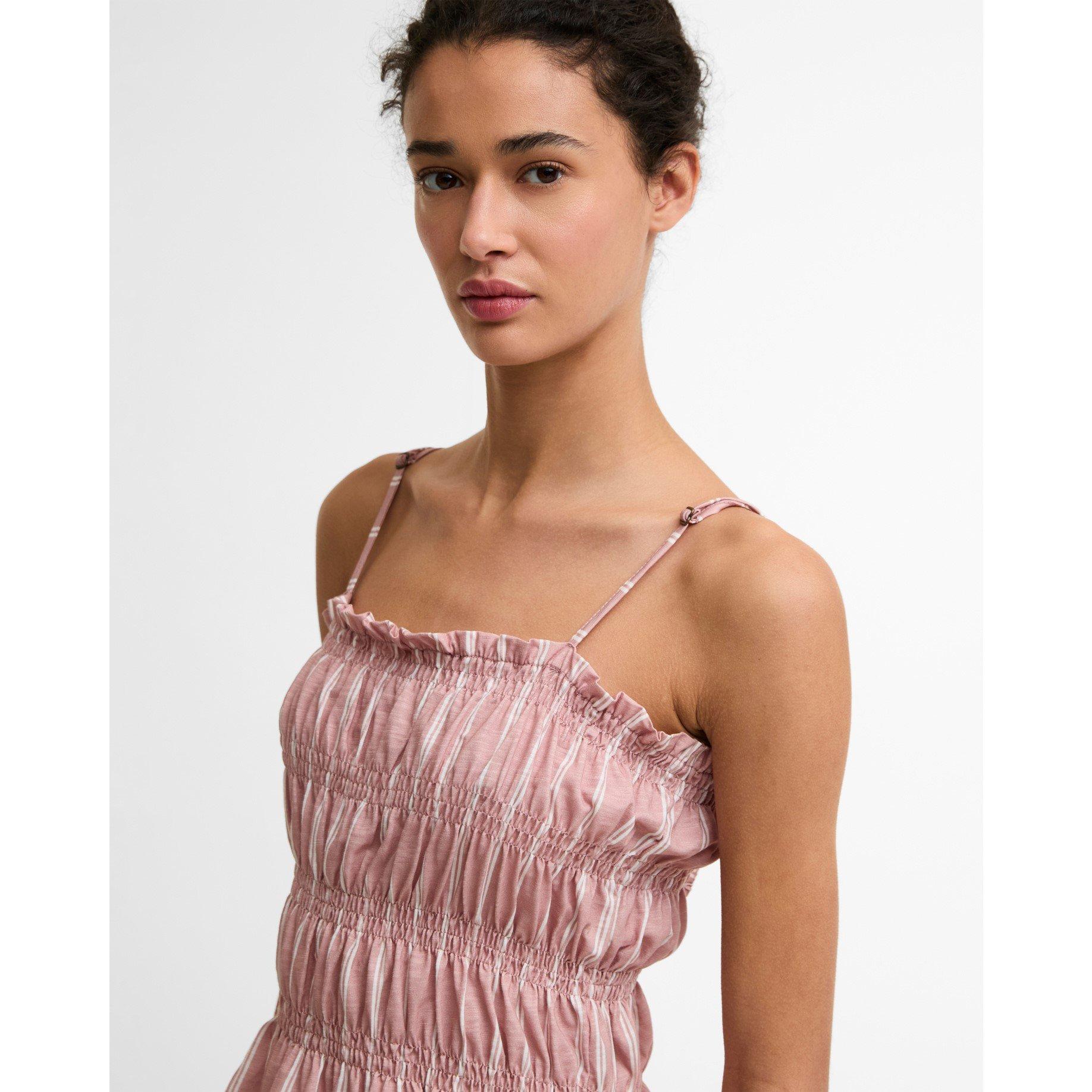 Gardenia Stripe - Barbour - Women's Peplum Top - 4