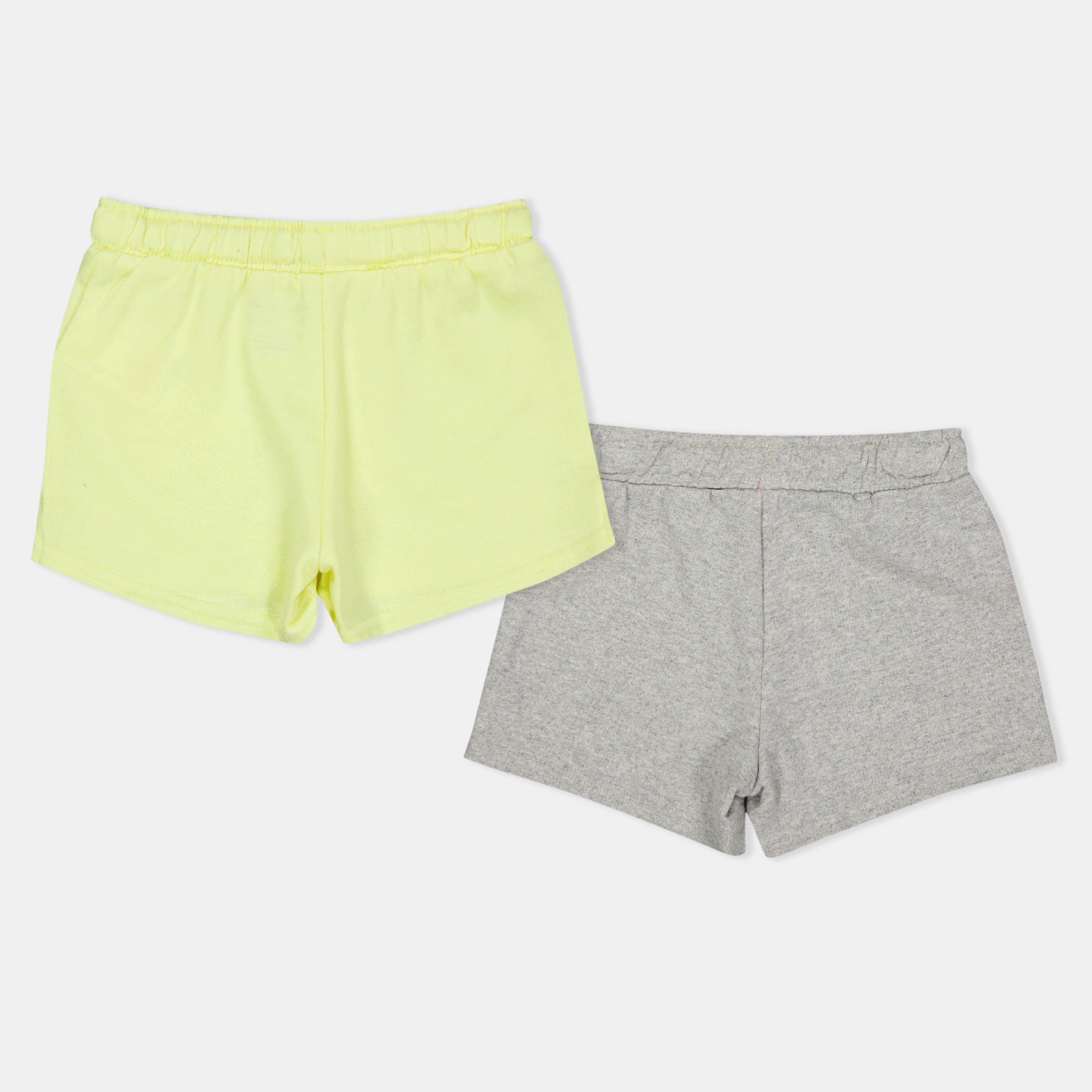 Lt Grey Heather - Reebok - Jersey Jogger Shorts - 2