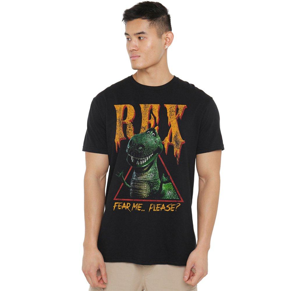 Black - Disney - Toy Story Rex Fear Me T-Shirt Black - 1