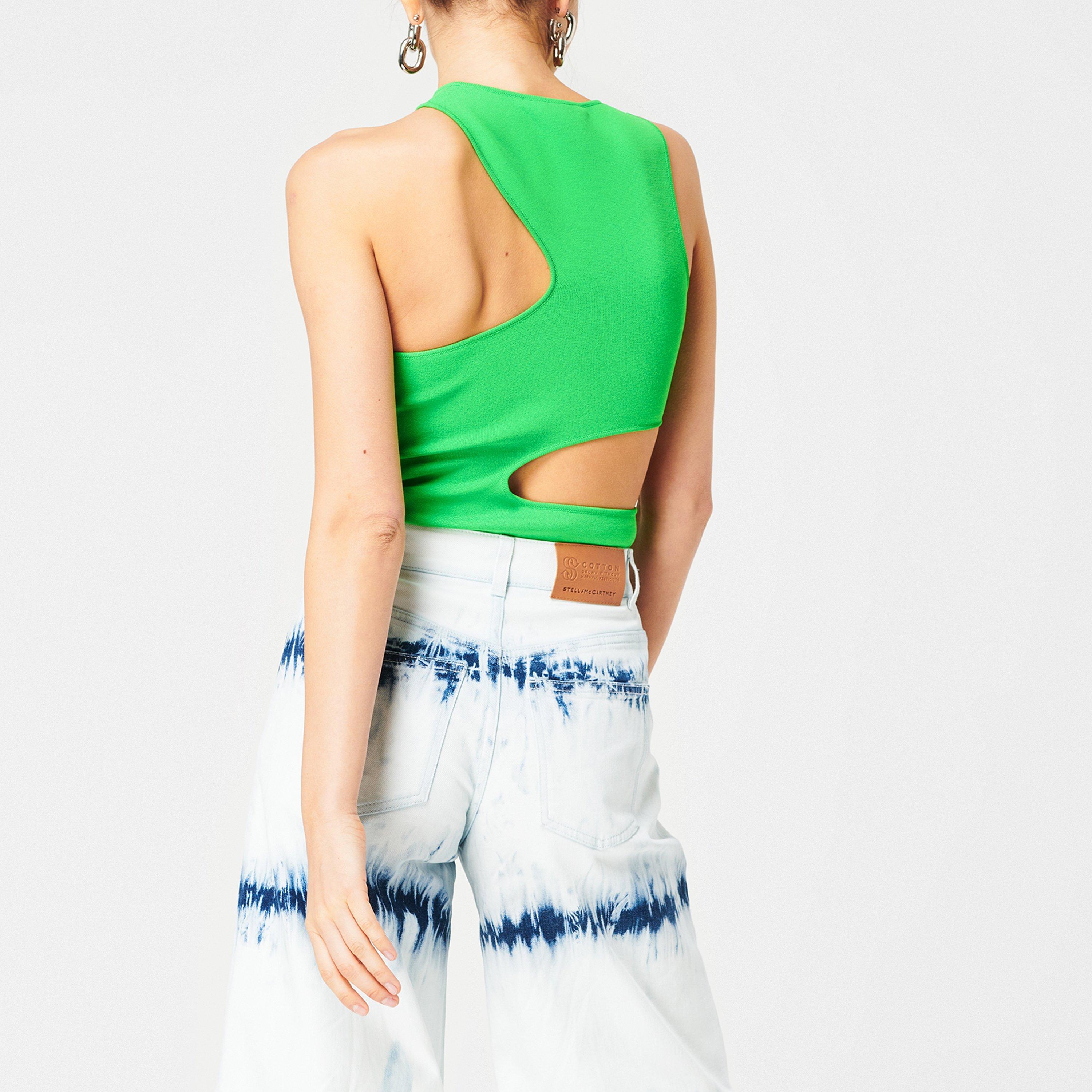 3801 Green - Stella McCartney - Cut Out Top - 2