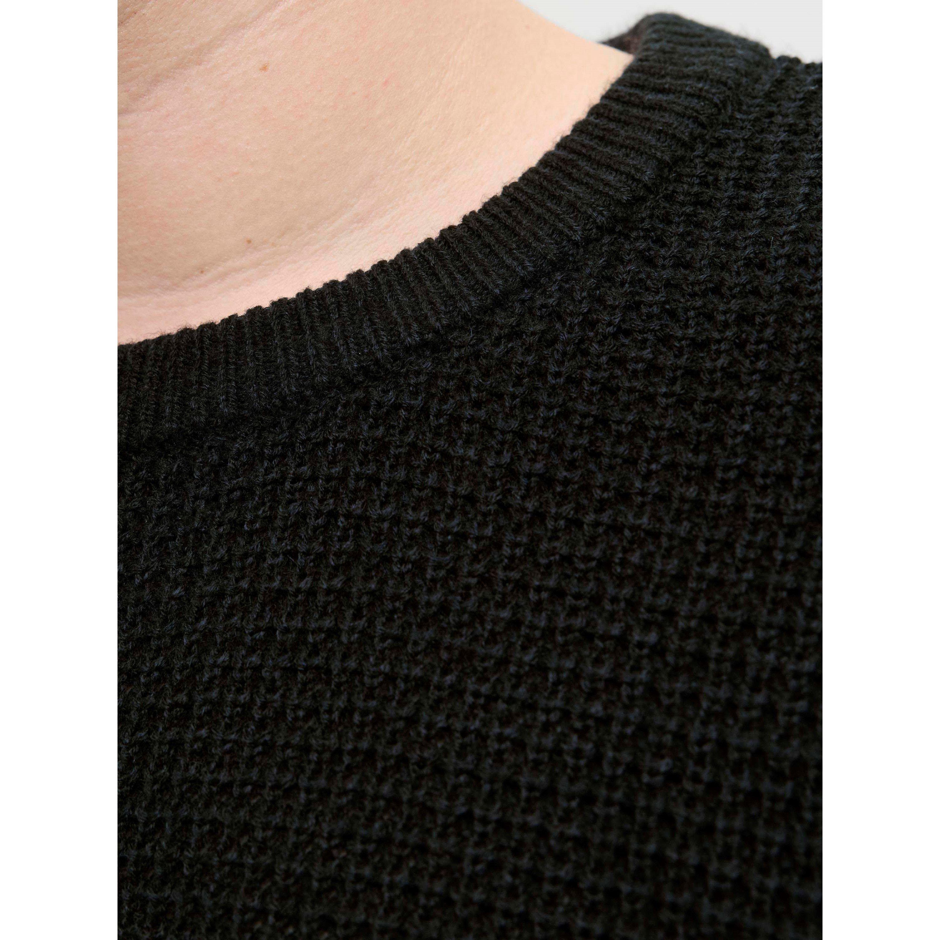 Nero - Jack and Jones - Knitted Crew Neck Jumper - 5