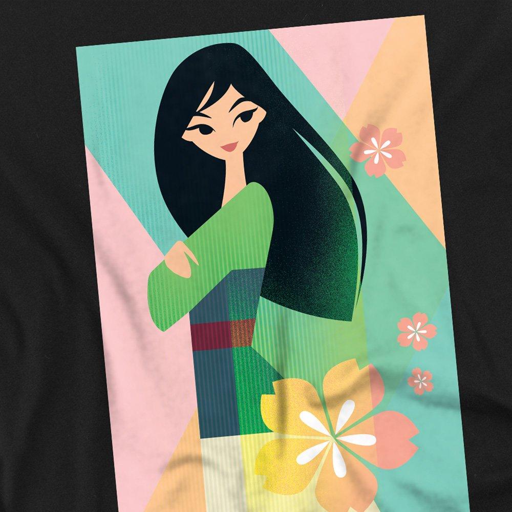 Black - Disney - Mulan Simplistic Illustration Long Sleeve T-Shirt - 2