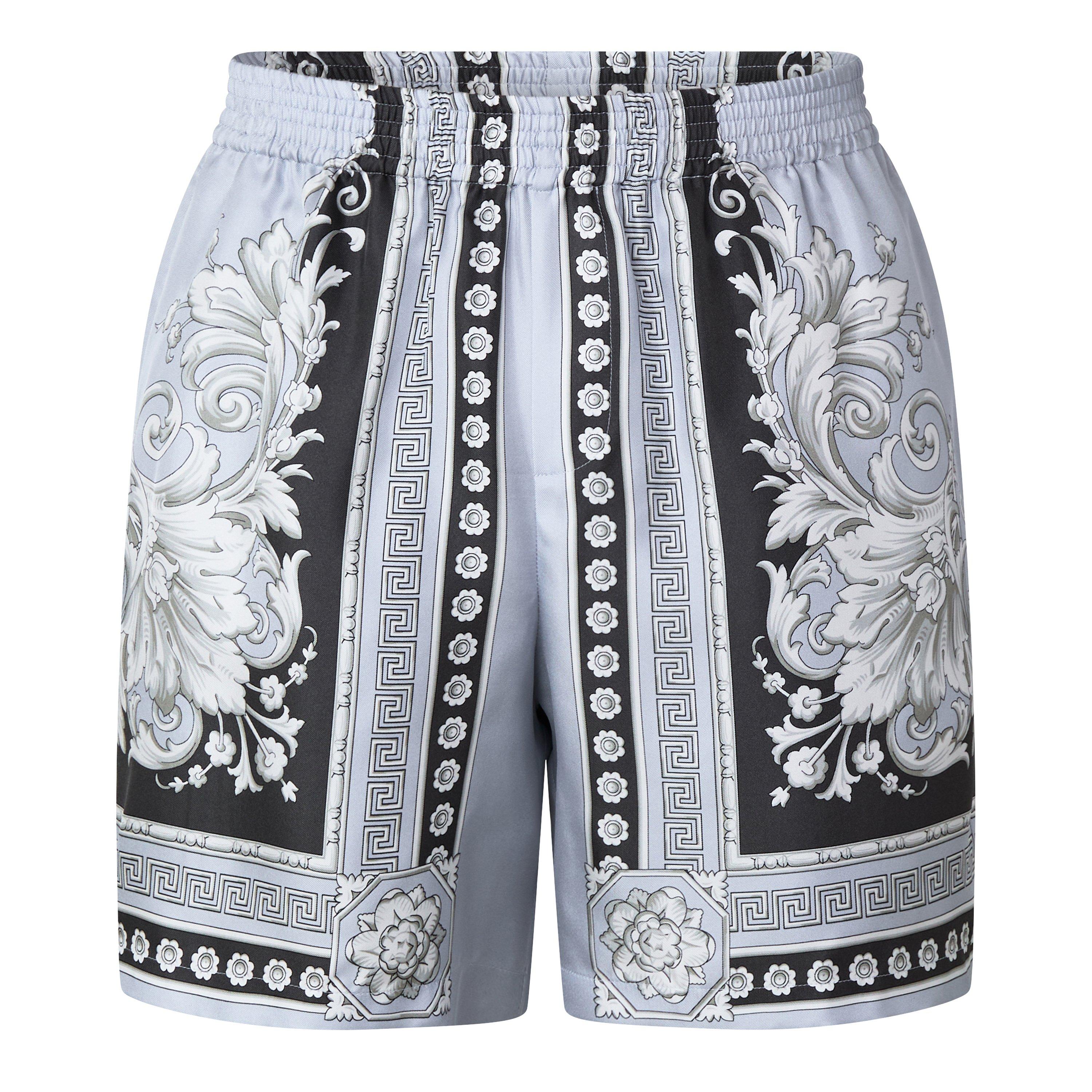 Pearl Grey/Blck - Versace - Versace Silk Short Sn72 - 1