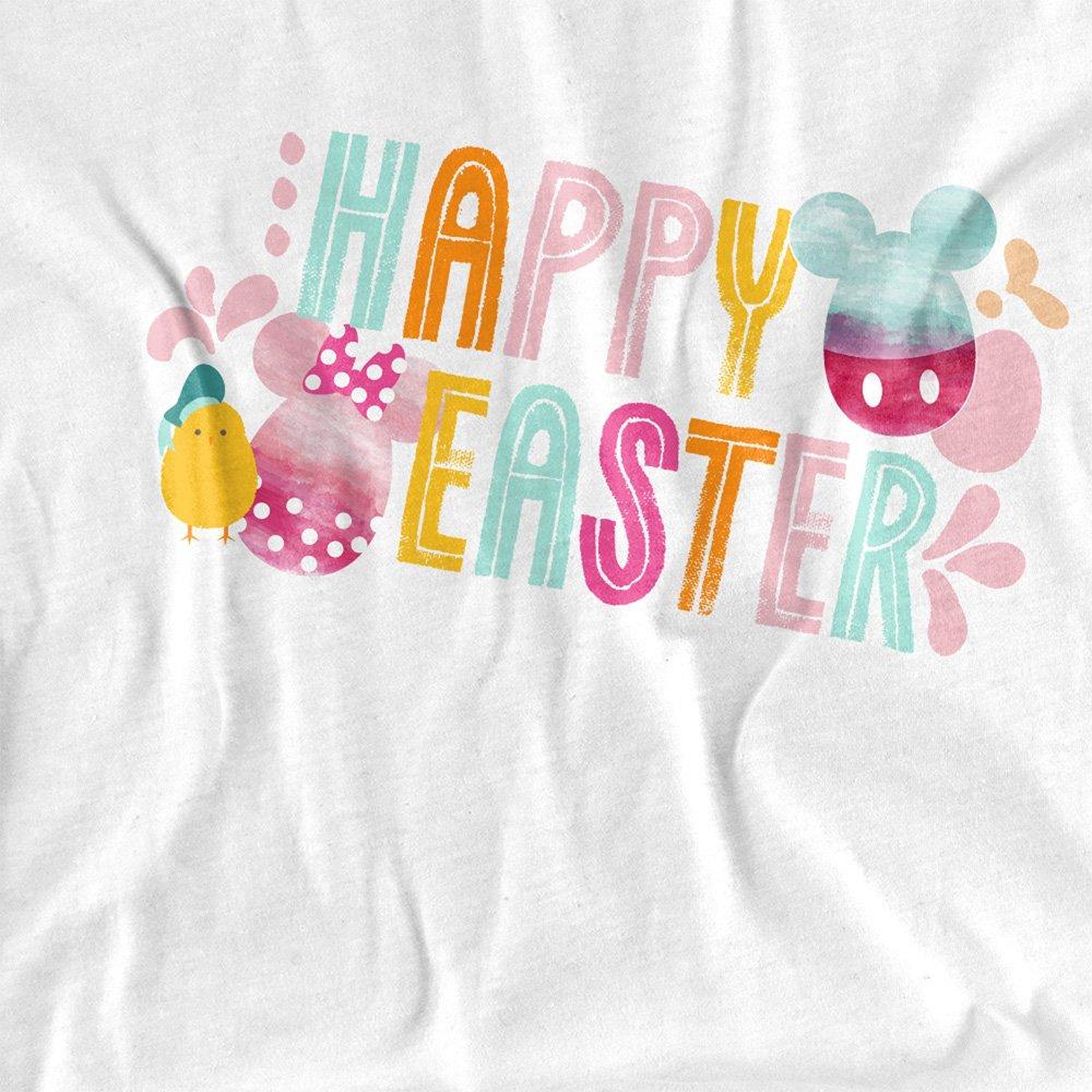White - Disney - Mickey and Minnie Mouse Happy Easter Watercolor Eg - 2
