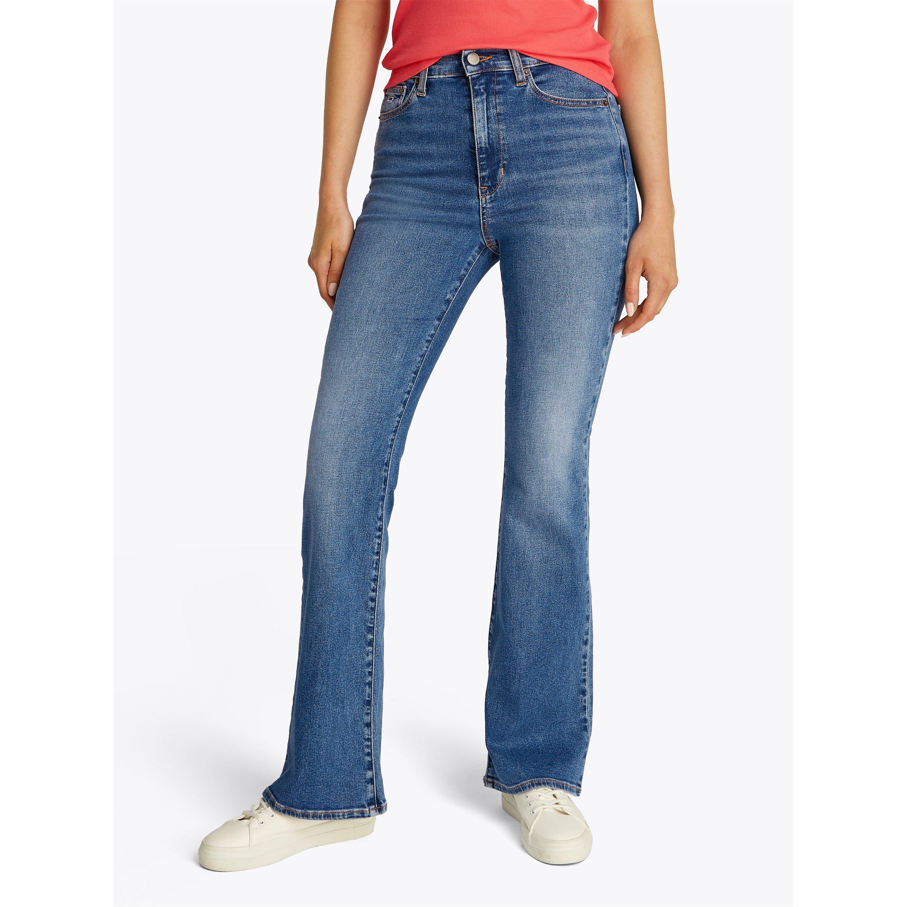 Denim Medium - Tommy Jeans - Women's Sylvia High Flare Bootcut Jeans - 2