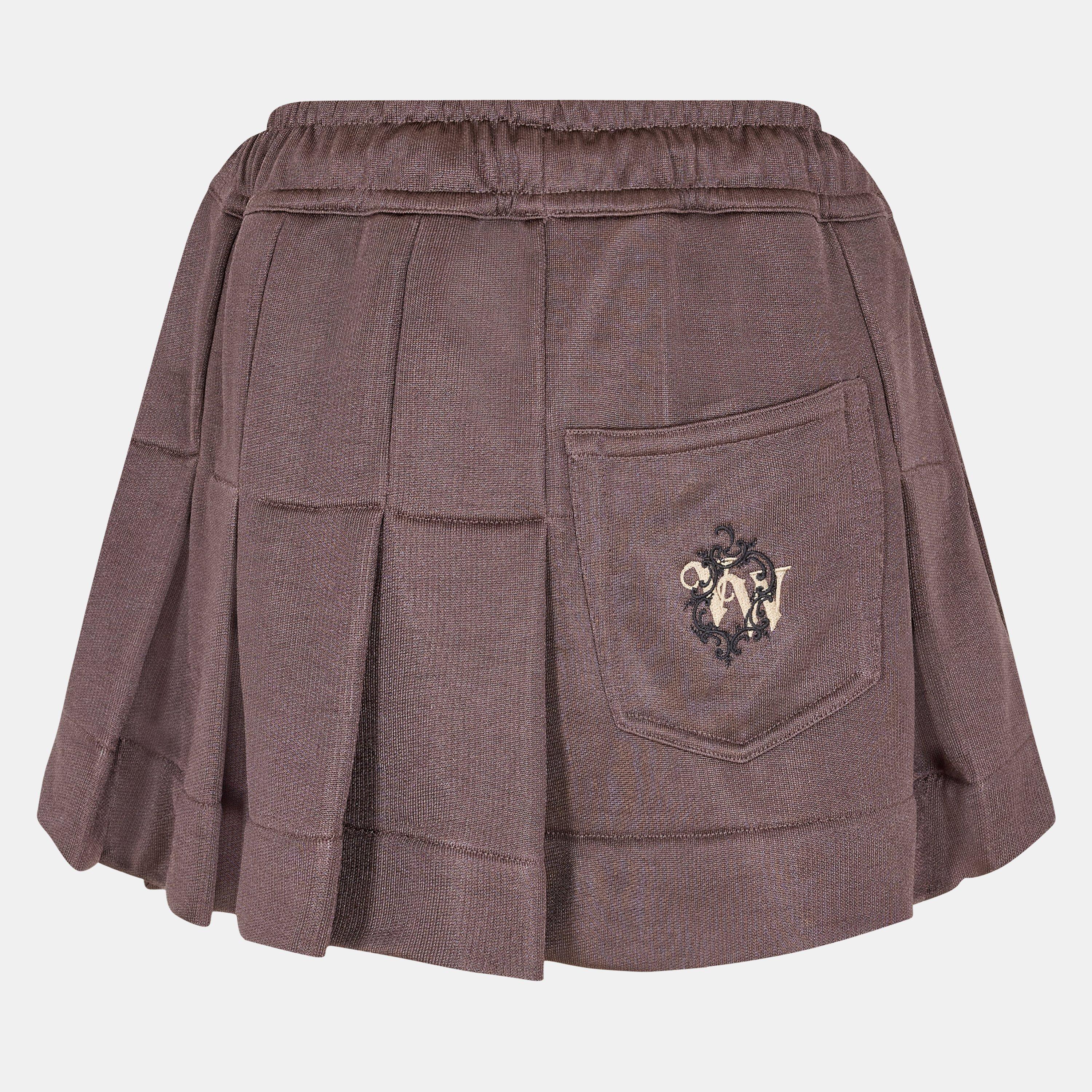 Brown - Vivienne Westwood - Women's Viv Stripe Mini Skirt - 2