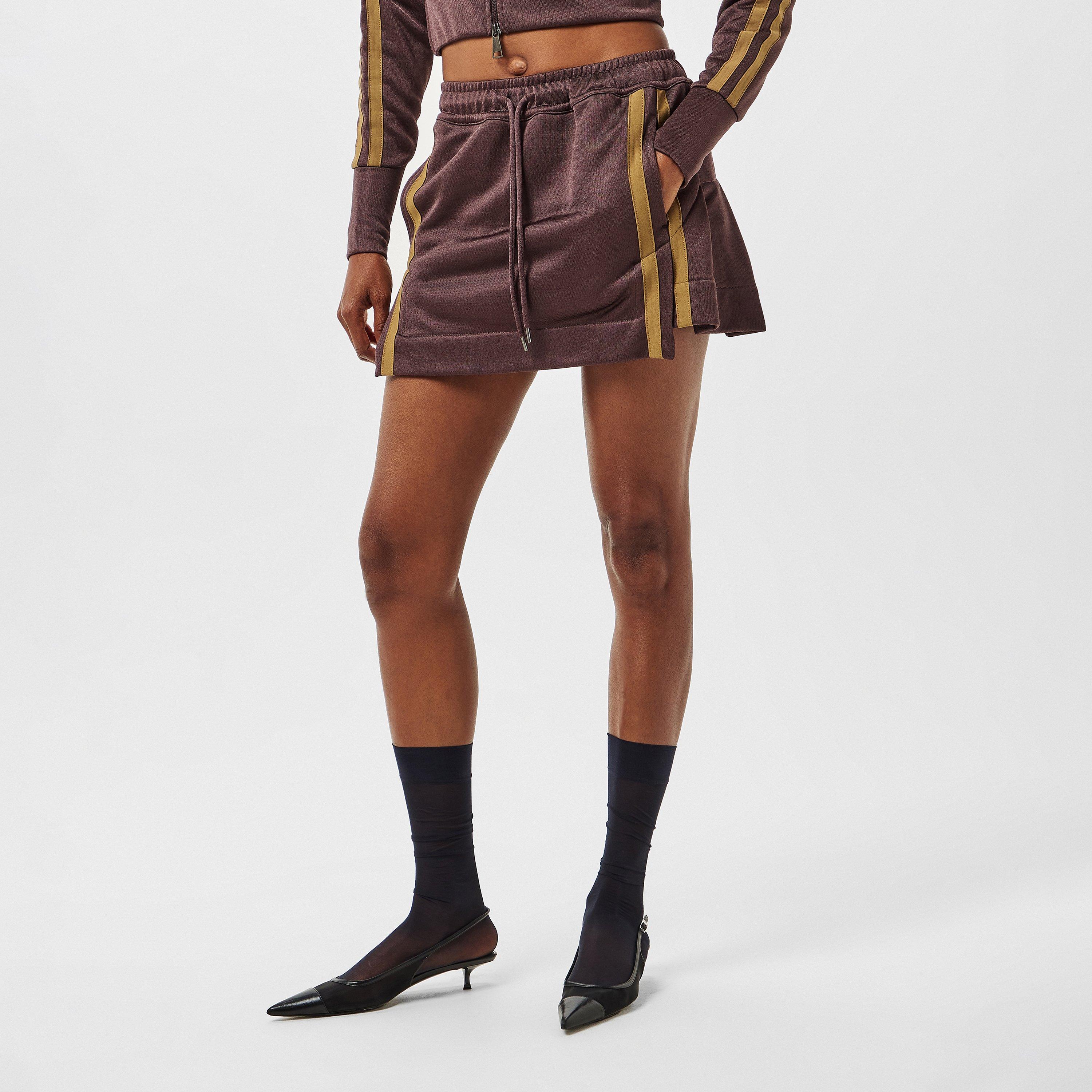 Brown - Vivienne Westwood - Women's Viv Stripe Mini Skirt - 3