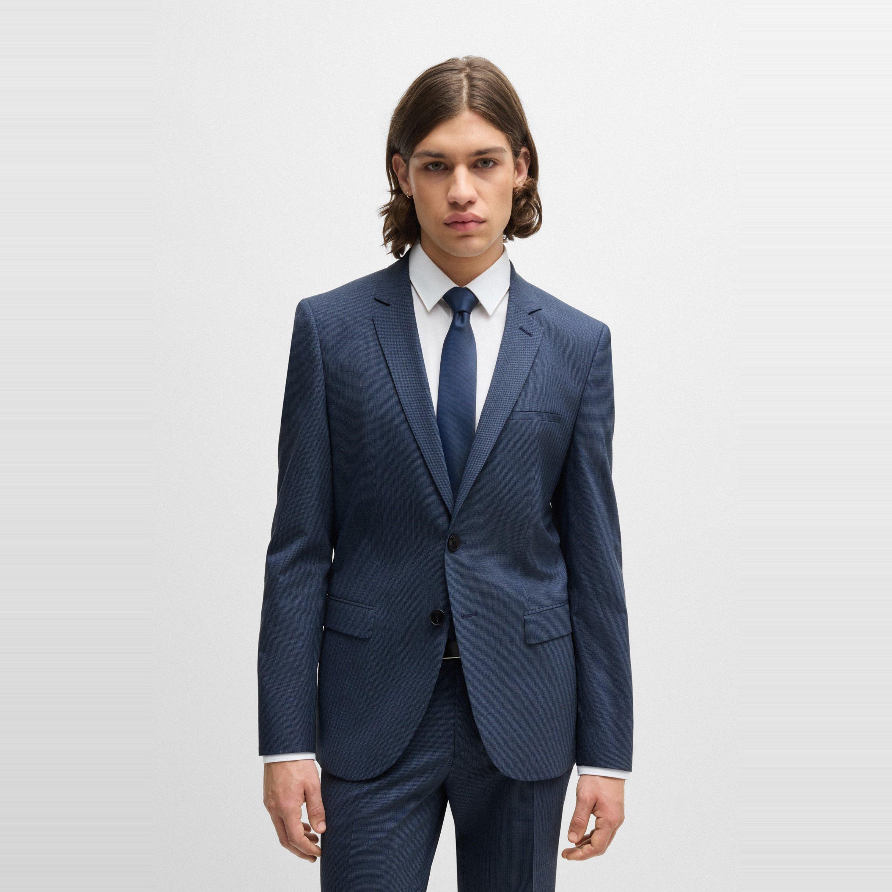 Dark Blue - Hugo - Men's Arti232x Formal Jacket - 3