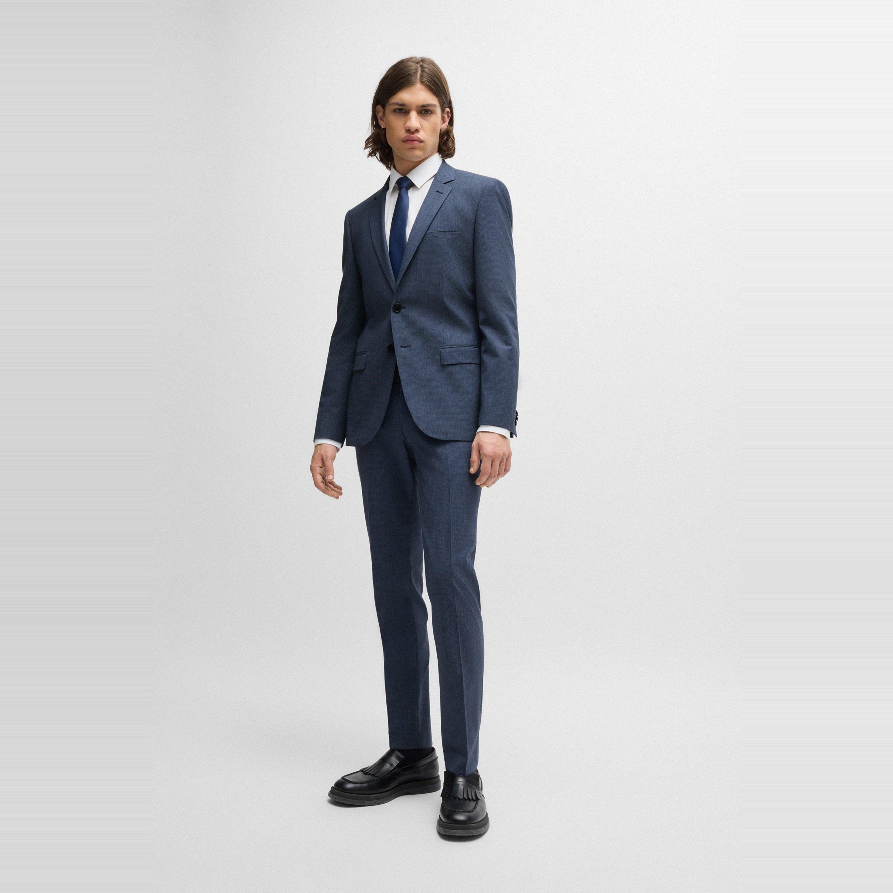 Dark Blue - Hugo - Men's Arti232x Formal Jacket - 7