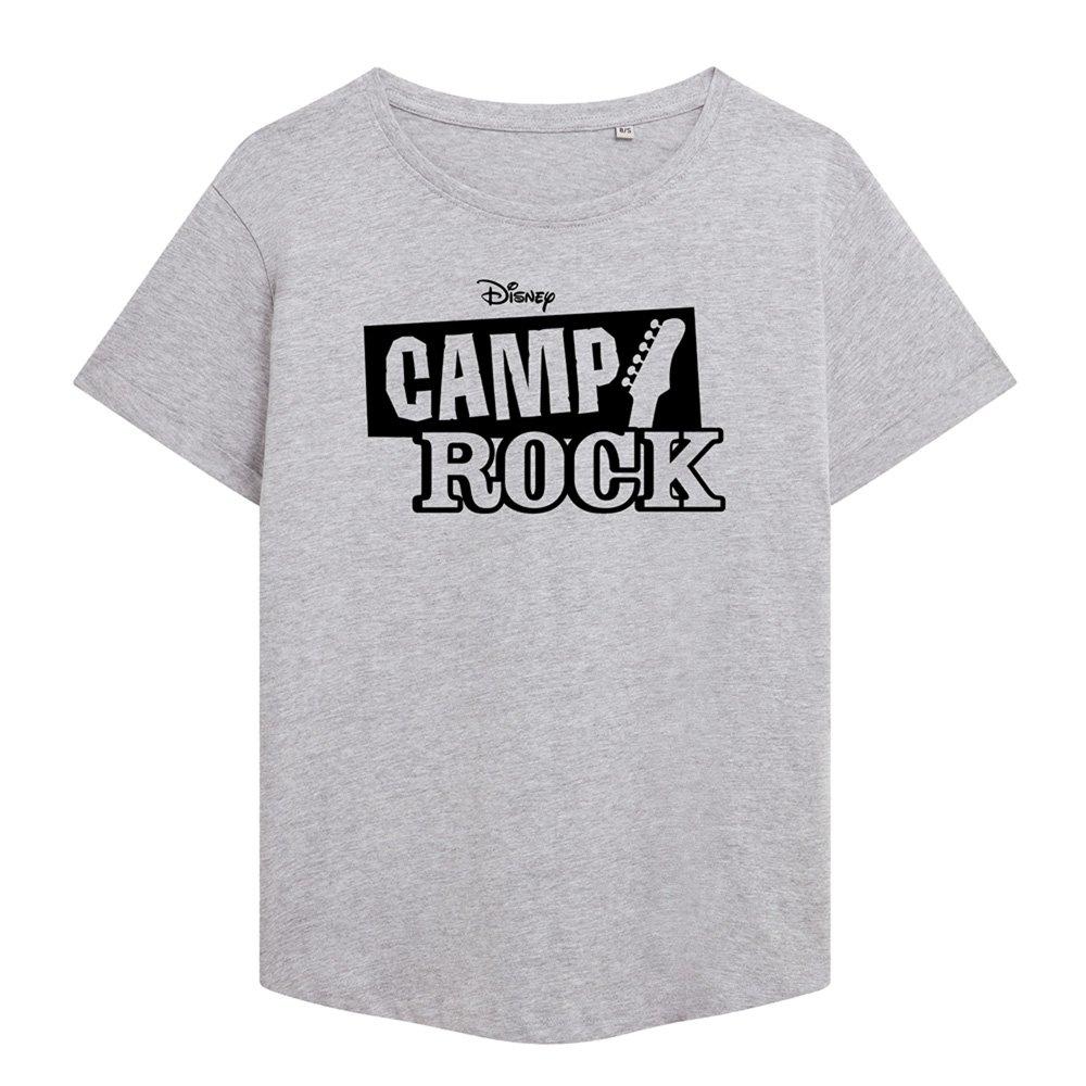 Light Grey - Disney - Camp Rock Mono Logo Fashion T Shirt Athletic Heat - 1