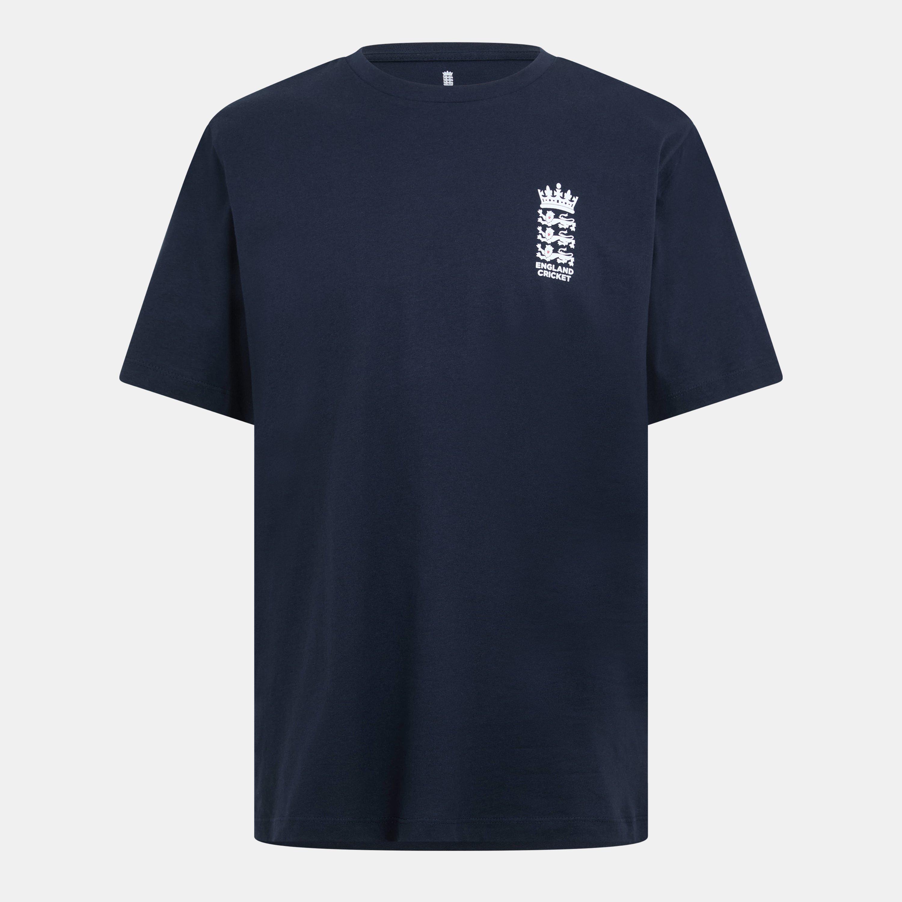 Castore Men's Ashes Tour Crew Neck T-Shirt - Navy - XL