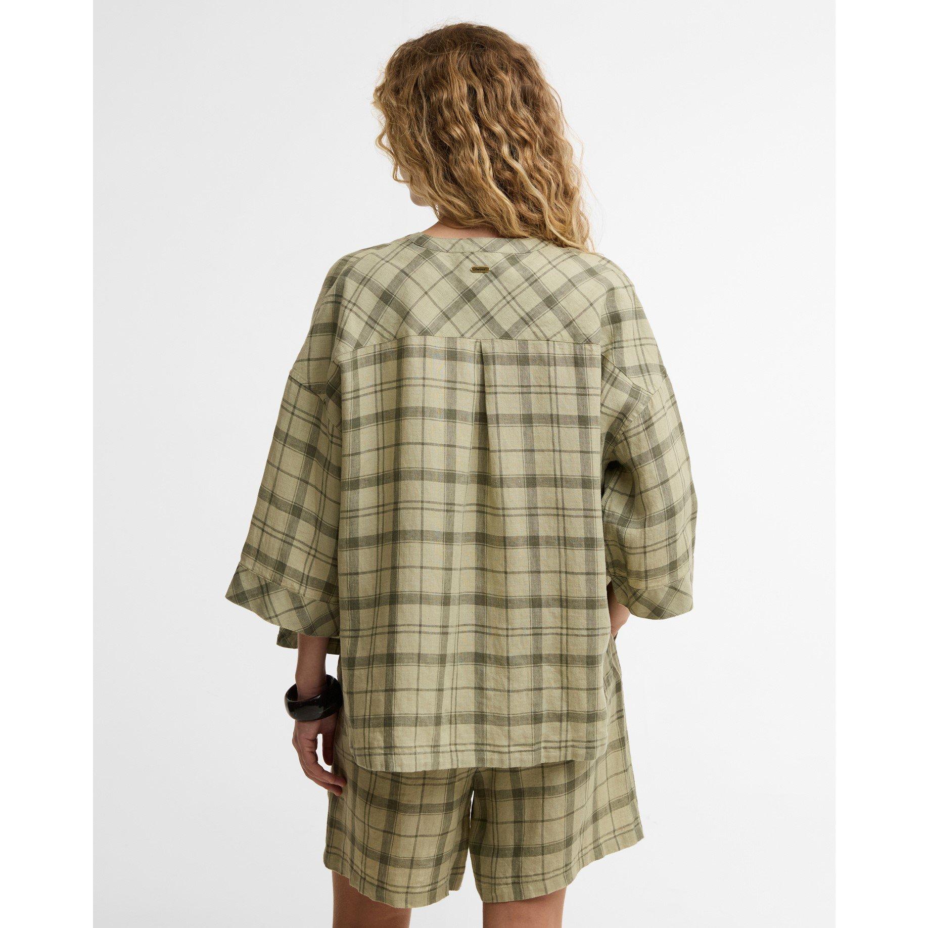 Sage Tartan - Barbour - Women's Patterned Long Sleeve Shirt - 3