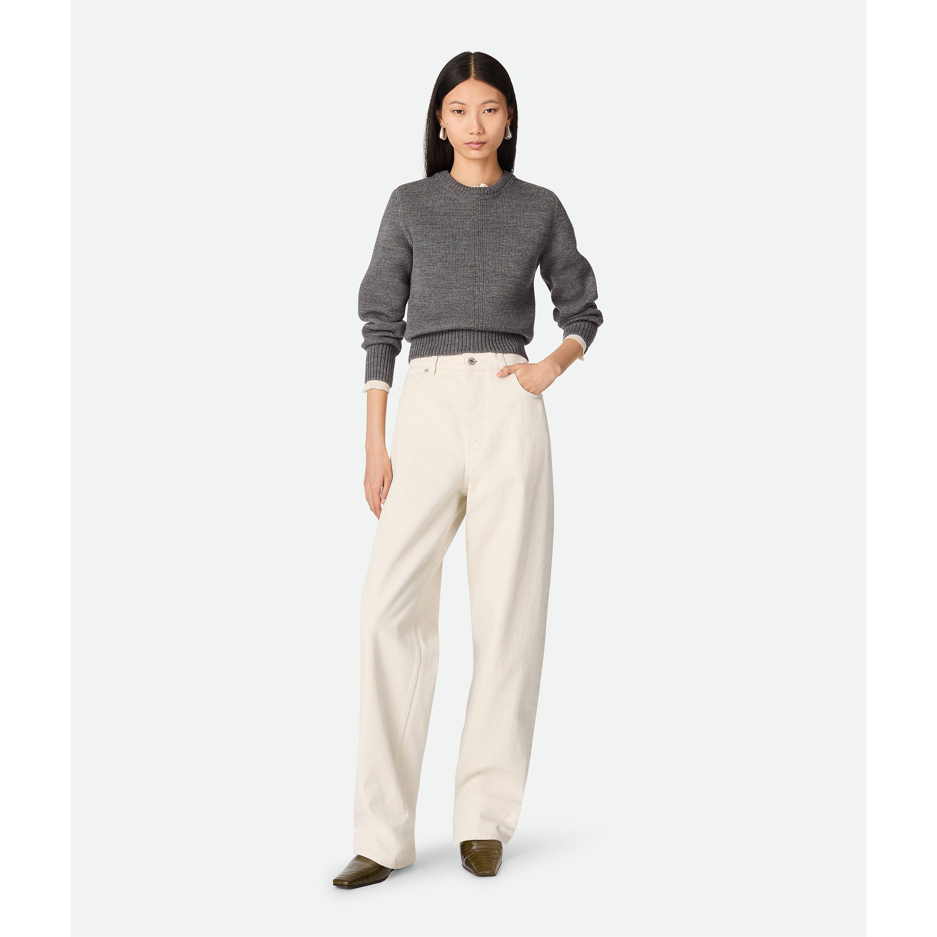 Meringue - Bottega Veneta - Coloured Turned Up Jeans - 4