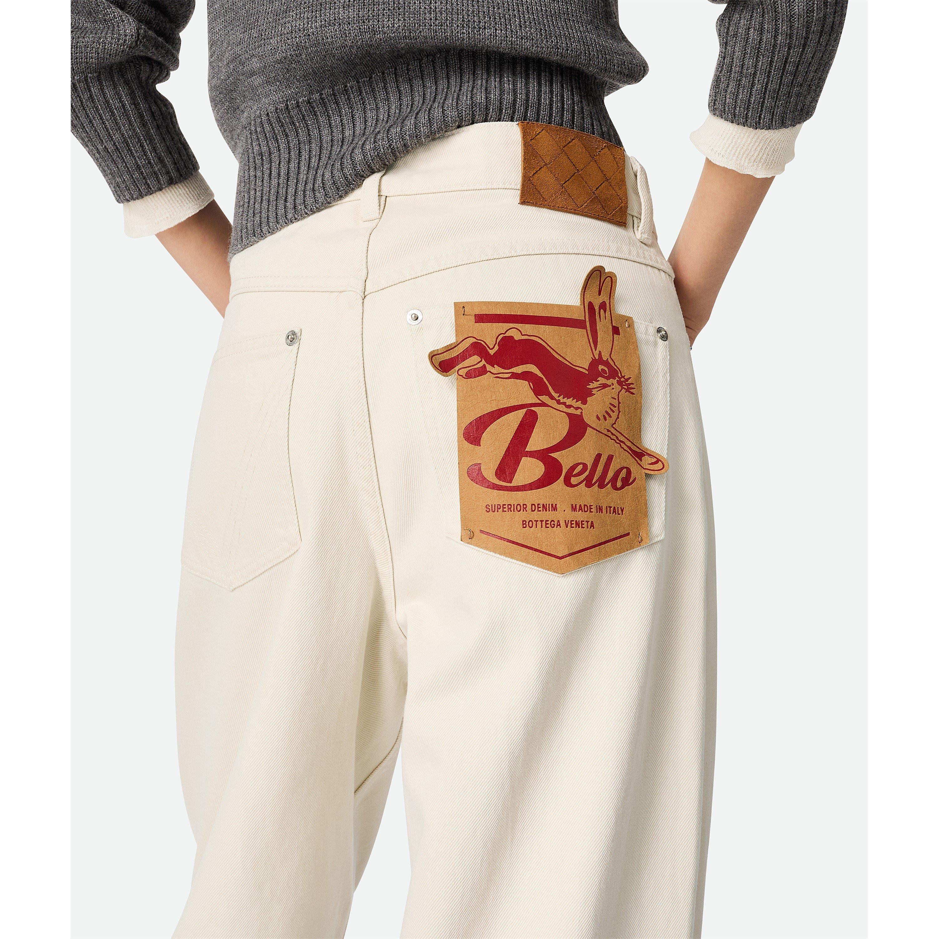 Meringue - Bottega Veneta - Coloured Turned Up Jeans - 5