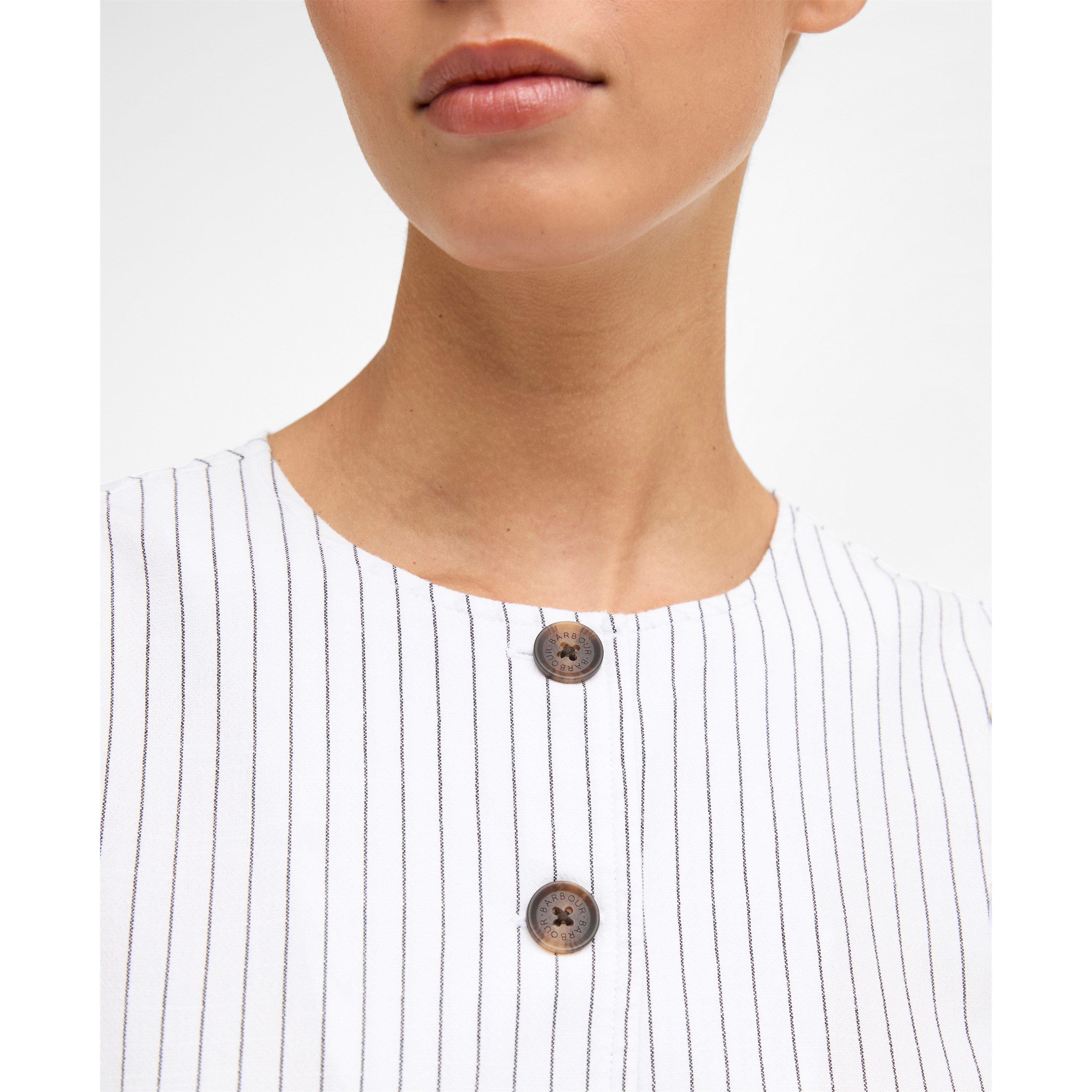 White/Dark Navy - Barbour - Women's Sleeveless Shirt - 4