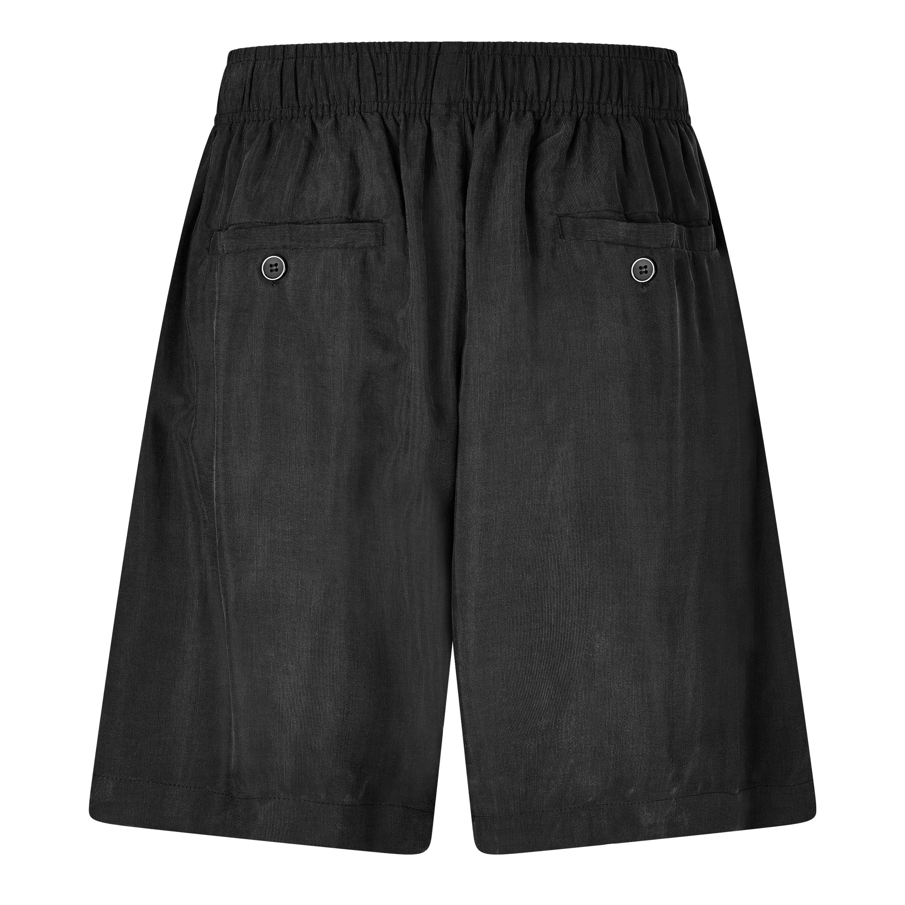 Black - MKI MIYUKI ZOKU - Men's Cupro Woven Tracksuit Shorts - 2