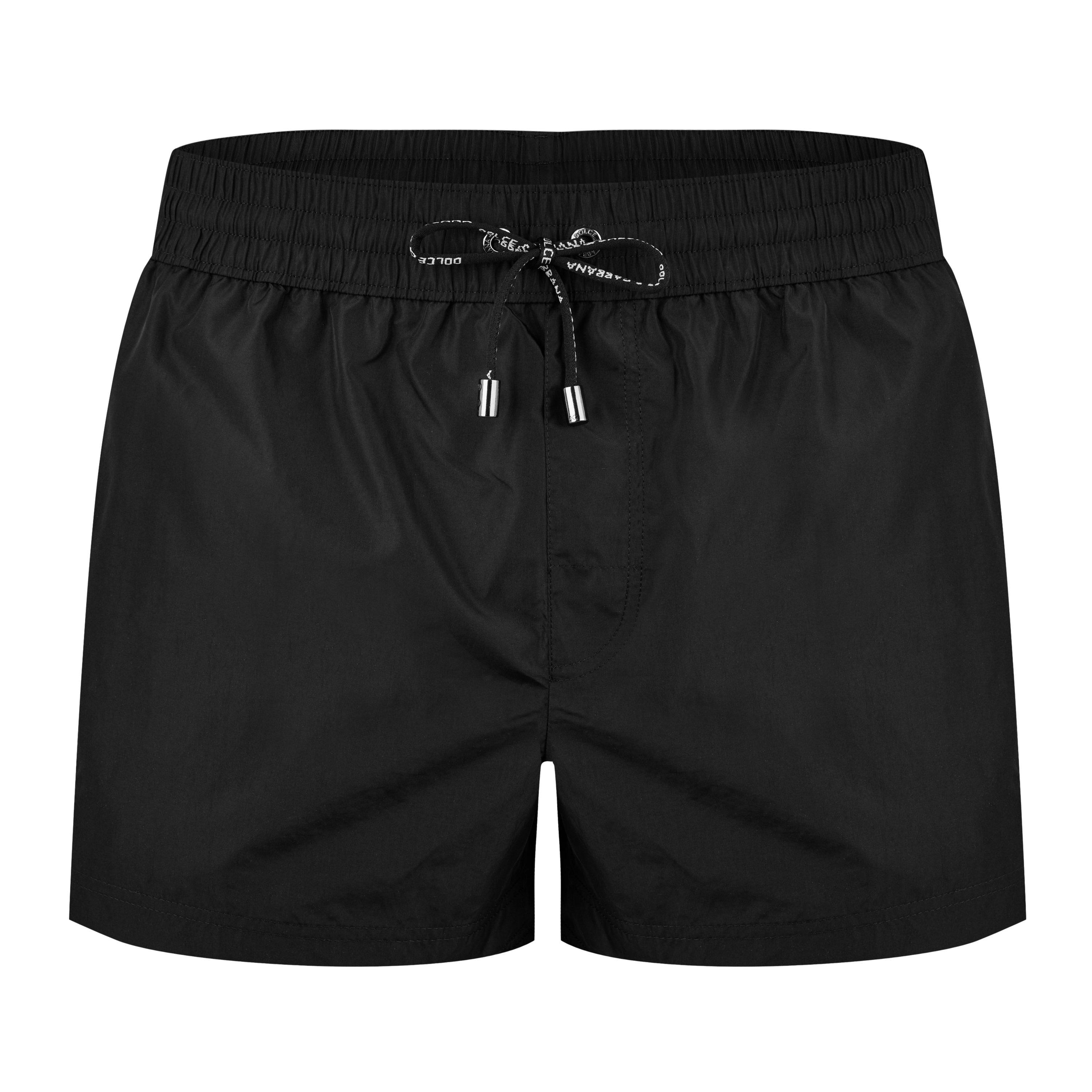 Dolce and Gabbana Plate Swim Shorts - Black - M