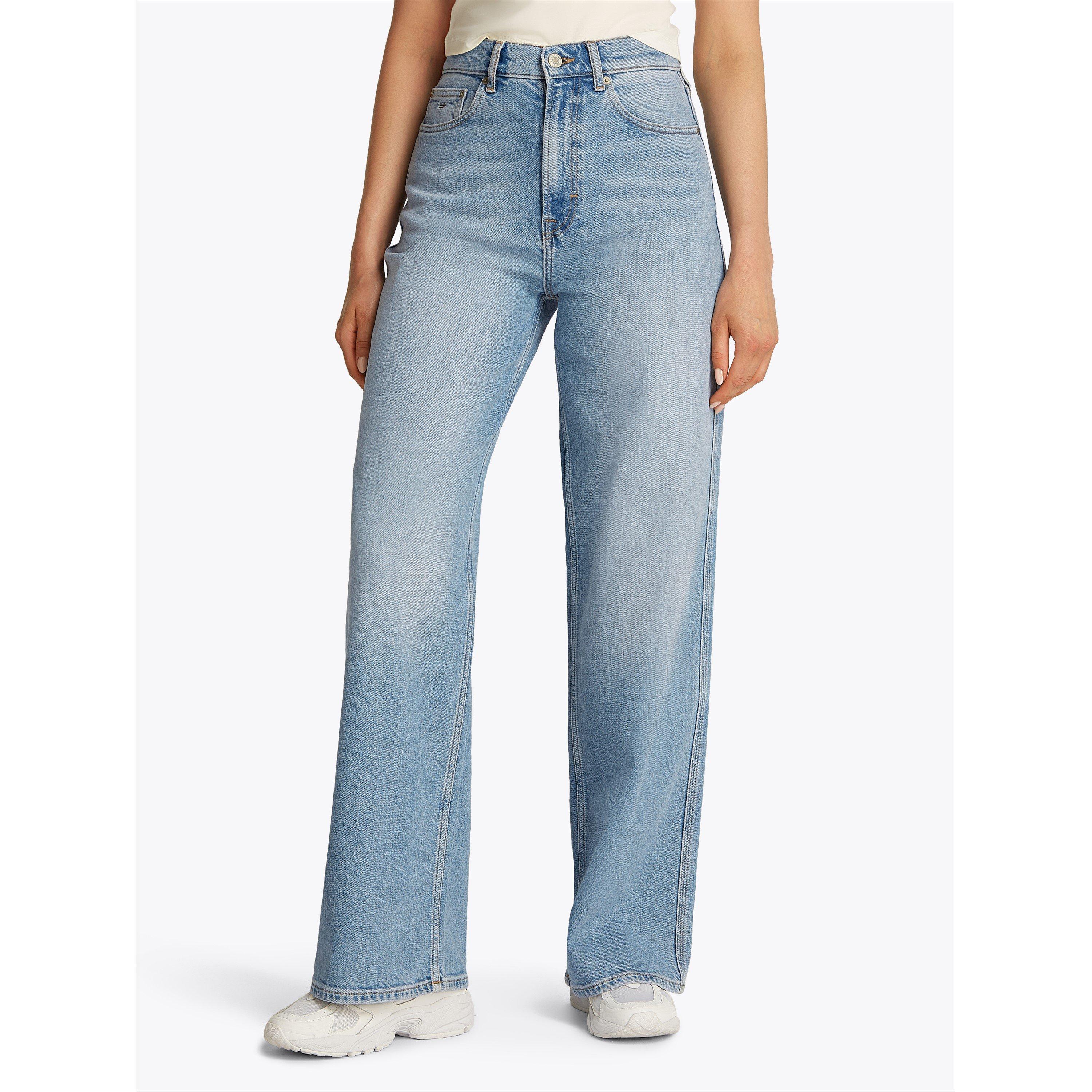 Lichtblauwe denim - Tommy Jeans - Women's Claire High-Rise Wide Leg Jeans - 2