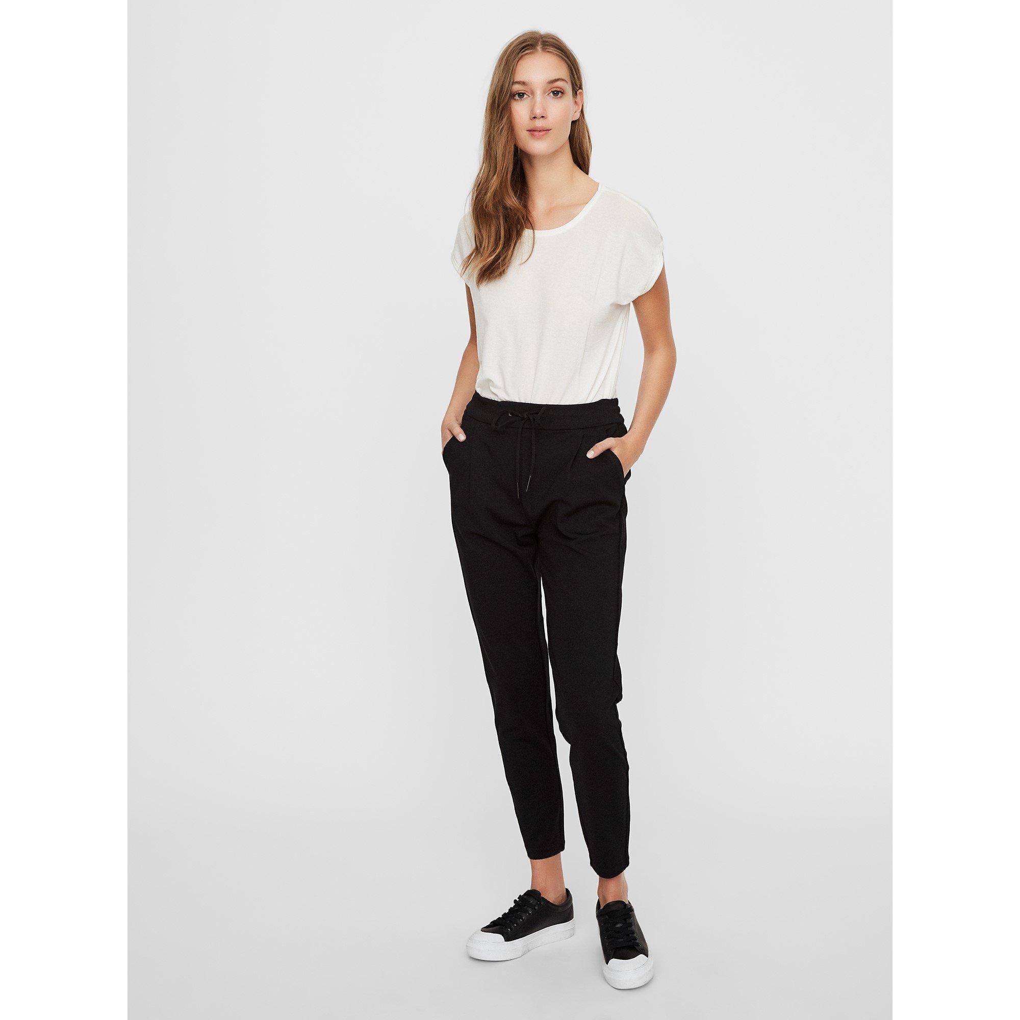 Nero - Vero Moda - Women's Eva Mid Rise Tailored Trouser - 3