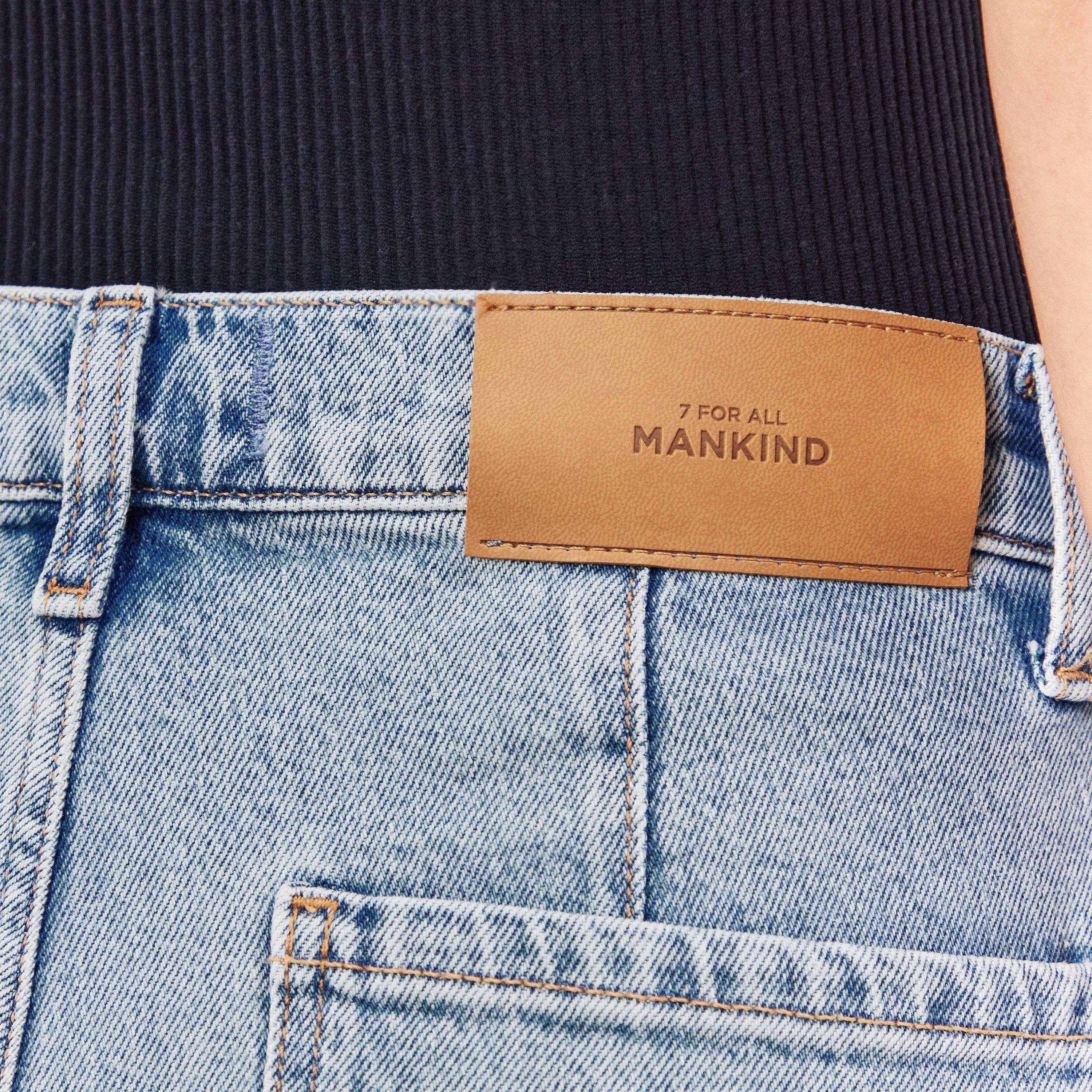 Light Blue - 7 For All Mankind - Women's Bonnie Wide Leg Jeans - 5
